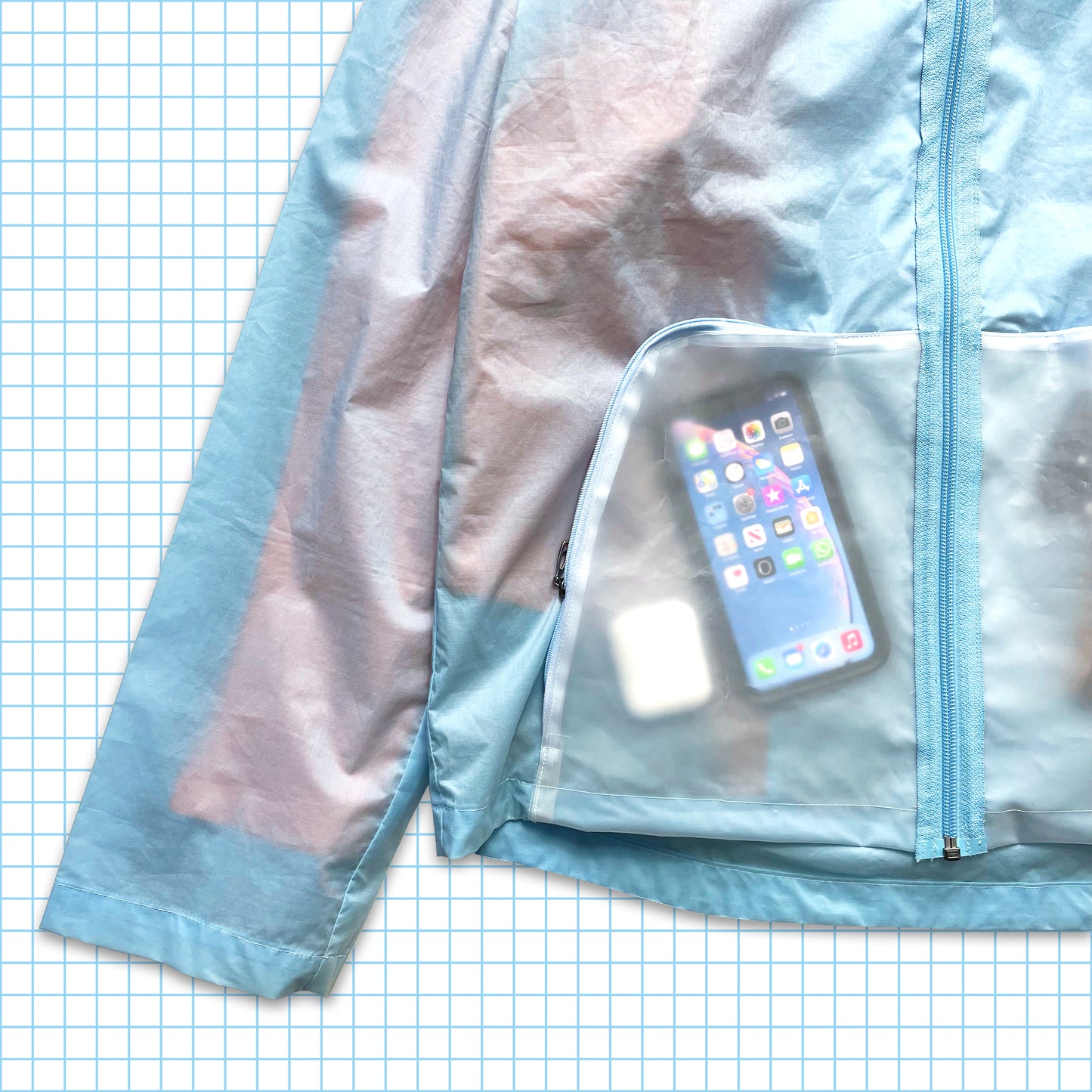 Vintage PPFM Semi-Transparent Technical Jacket - Medium