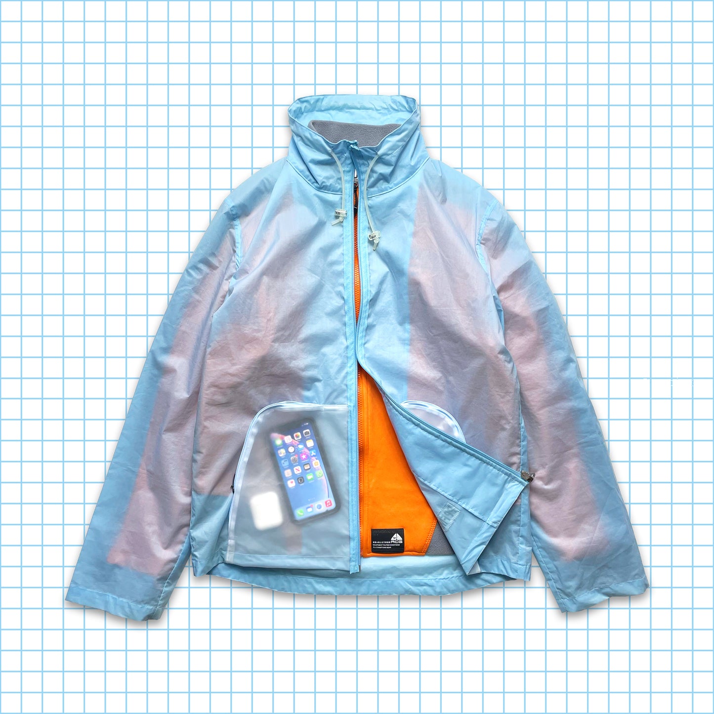 Vintage PPFM Semi-Transparent Technical Jacket - Medium