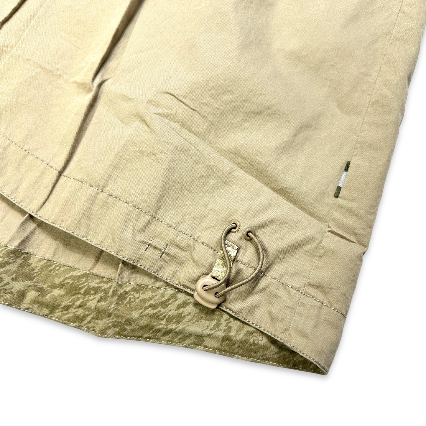 Early 2000's Maharishi Beige Pleated Shooter Skirt - Womens 8-12
