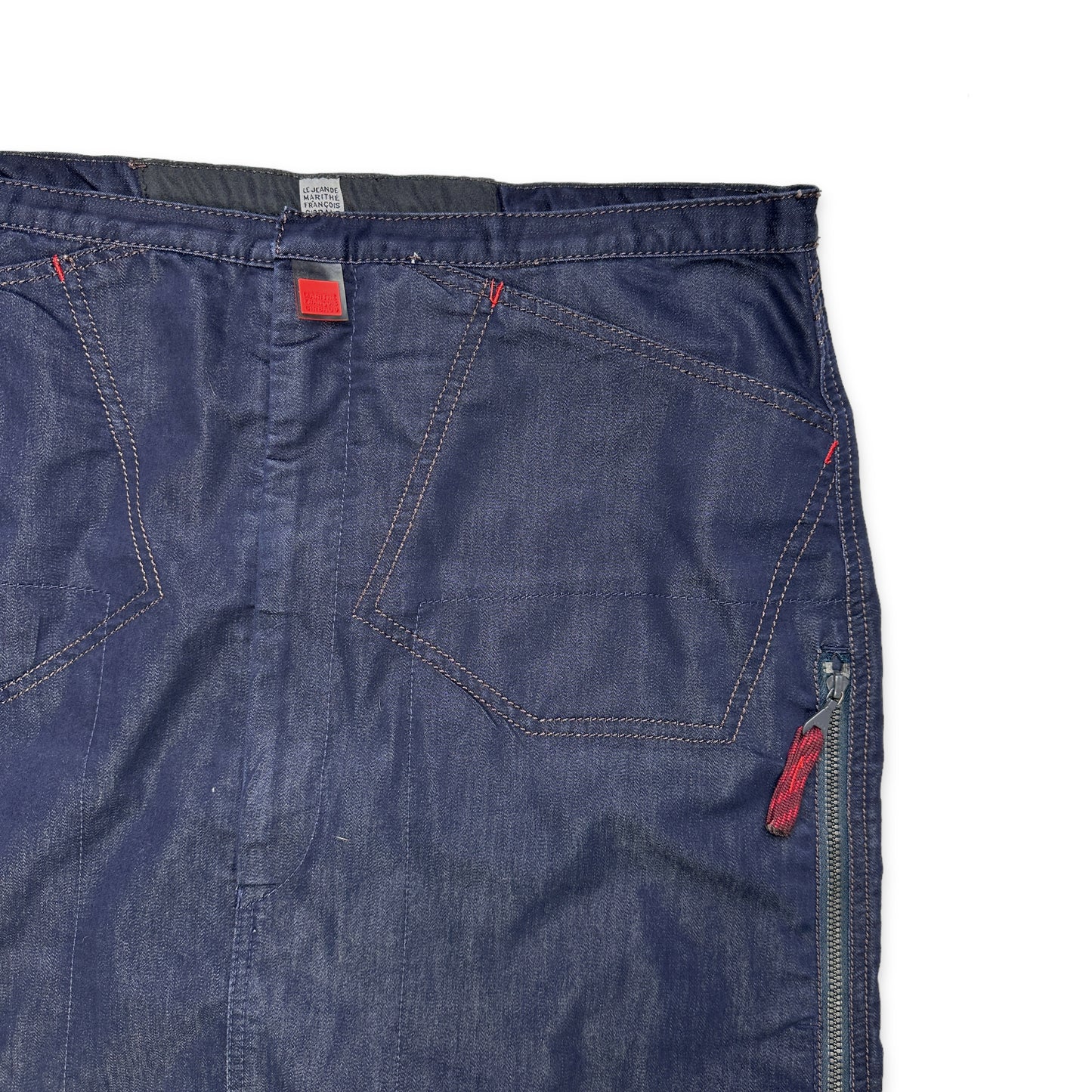 Marithe + Francois Girbaud Denim Pigment Skirt - Womens 8-12