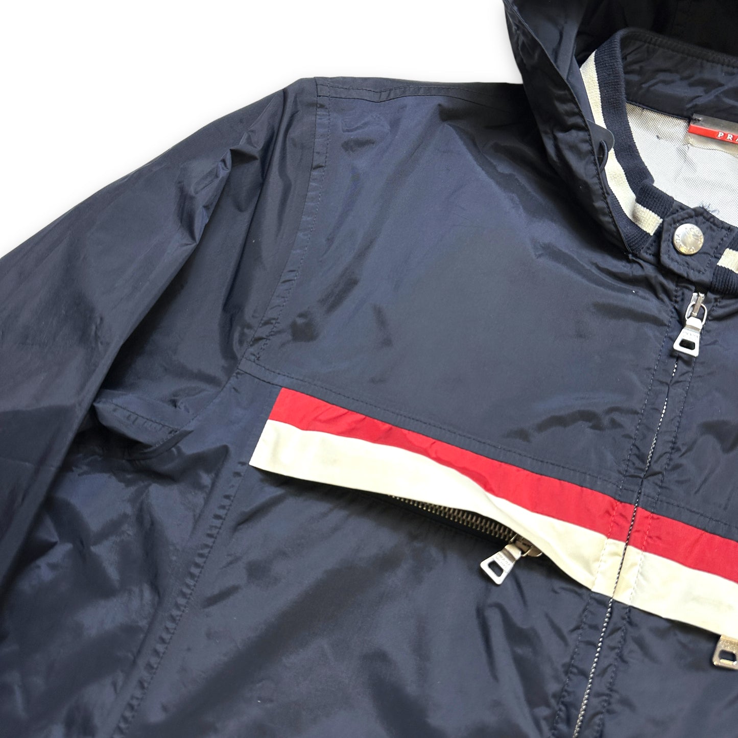 Veste Harrington à capuche Prada Linea Rossa - Moyen / Grand