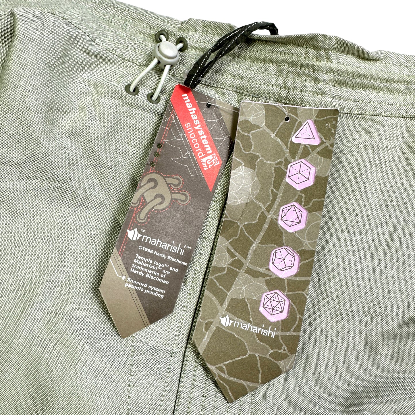 Sample SS98' Maharishi Off White Heavy Cotton Snopant - 32" - 36" Waist