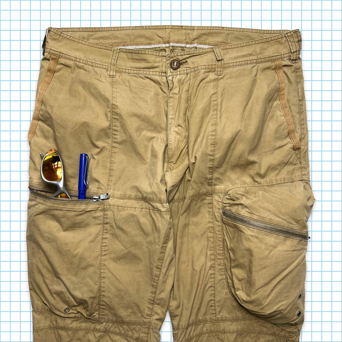 90's Polo Ralph Lauren Multi Pocket Articulated Cargo Pant - 34/36" Waist