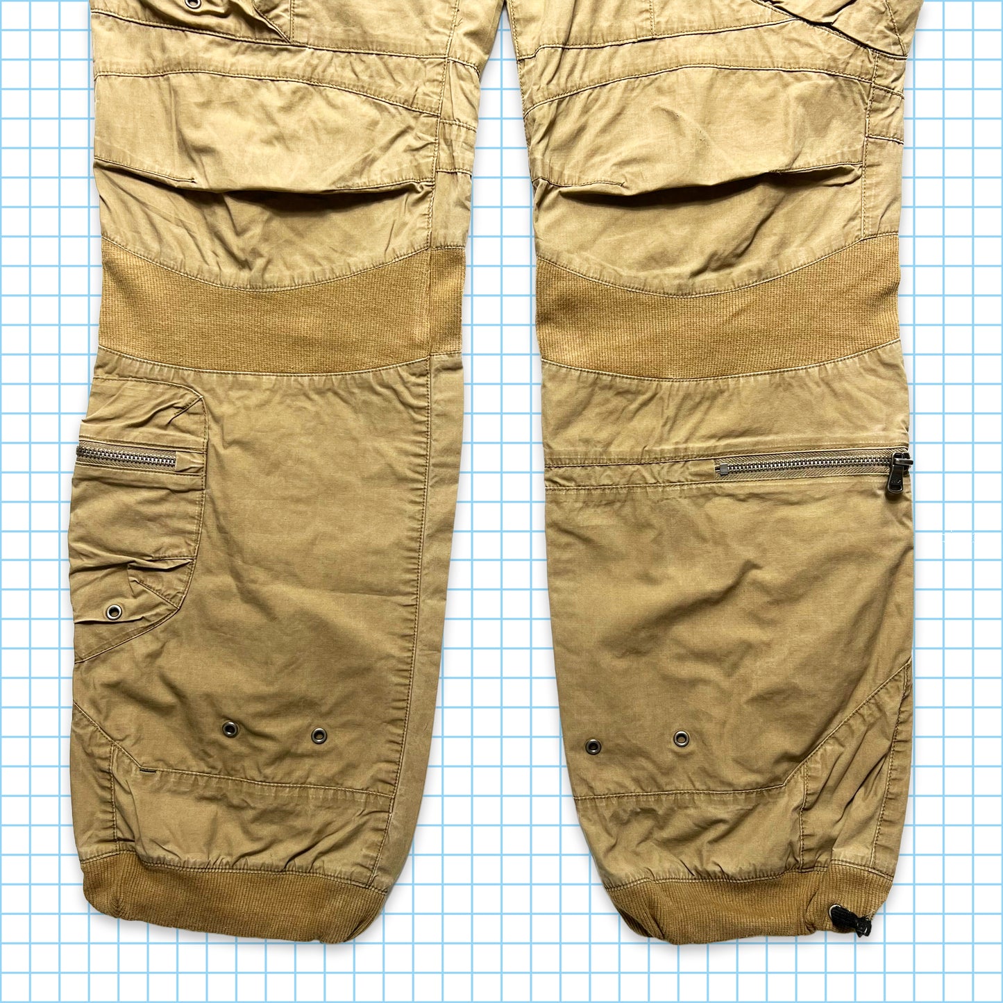 90's Polo Ralph Lauren Multi Pocket Articulated Cargo Pant - 34/36" Waist