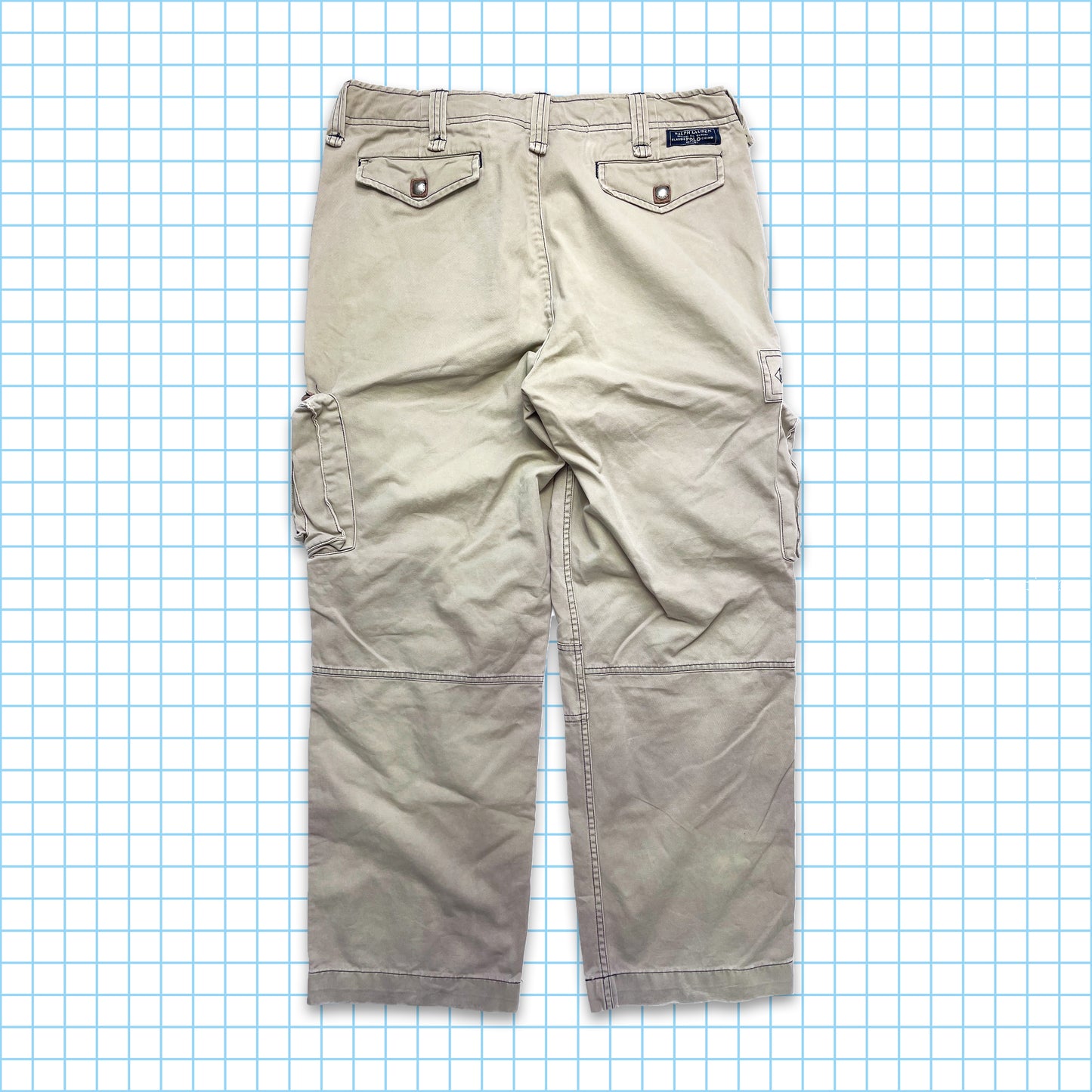 Vintage Polo Ralph Lauren Multi Pocket Cargos - 34" Waist