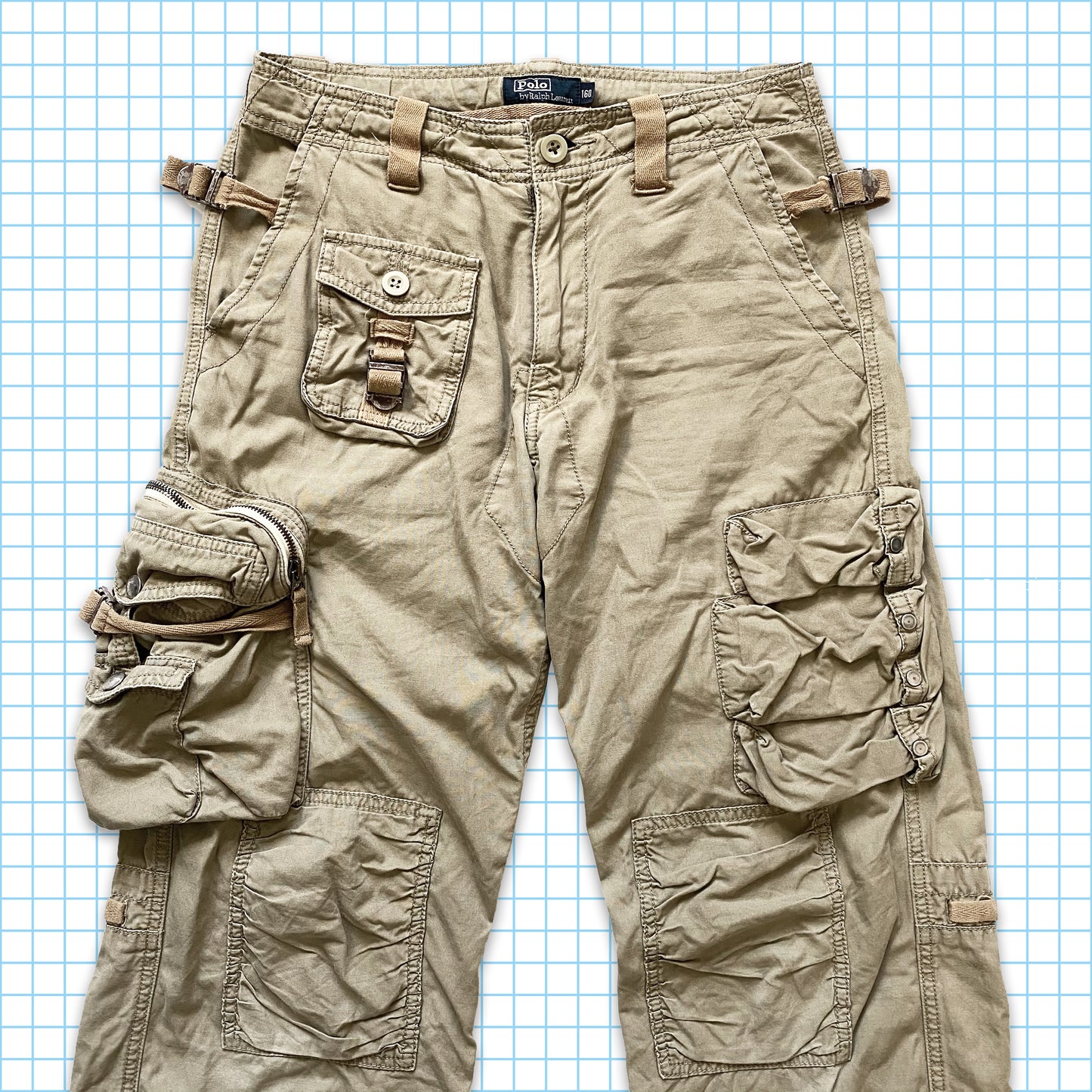 vintage Polo Ralph Lauren Multi Pocket Cargos - Taille 28 »