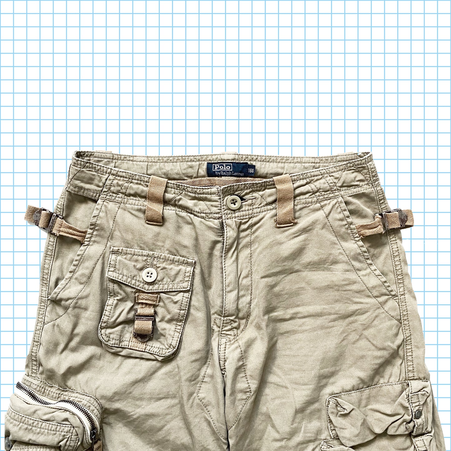 vintage Polo Ralph Lauren Multi Pocket Cargos - Taille 28 »