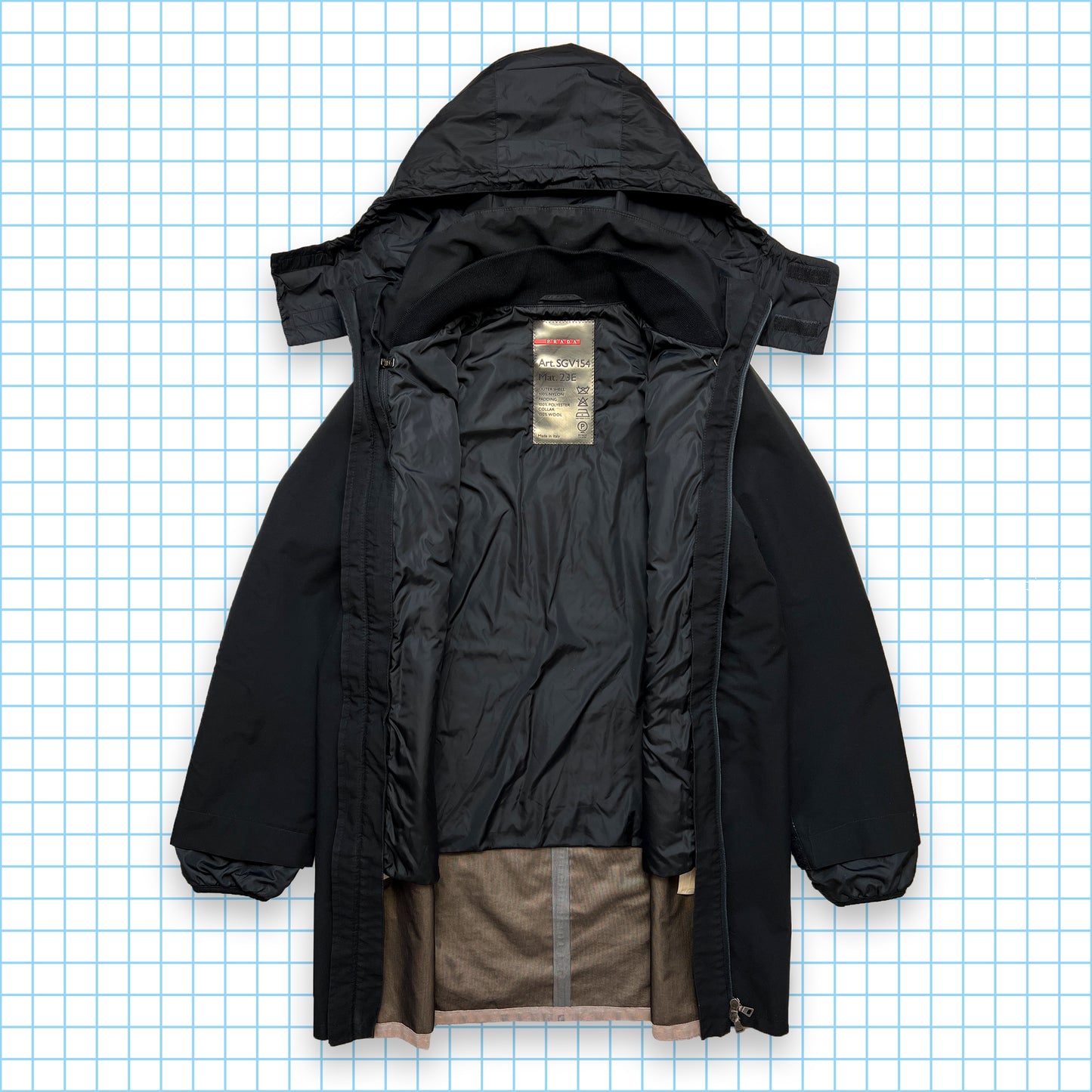 Prada Sport 2in1 Gore-Tex Technical Jacket - Medium / Large