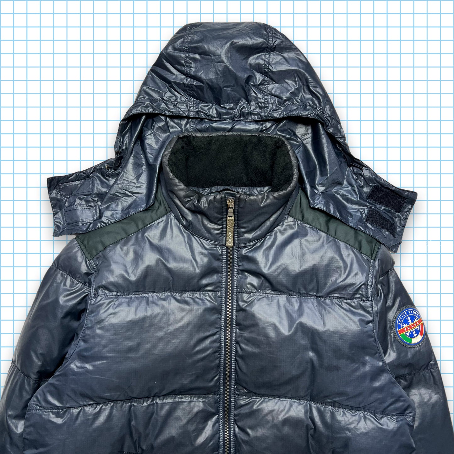 Prada Active Sport Nylon Rip-Stop Jacket - Medium / Large