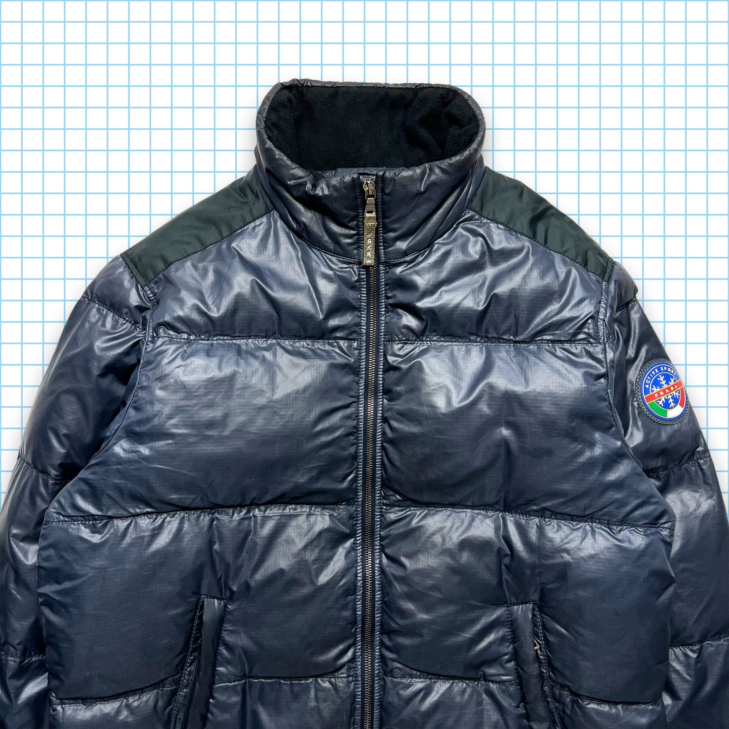 Prada Active Sport Nylon Rip-Stop Jacket - Medium / Large