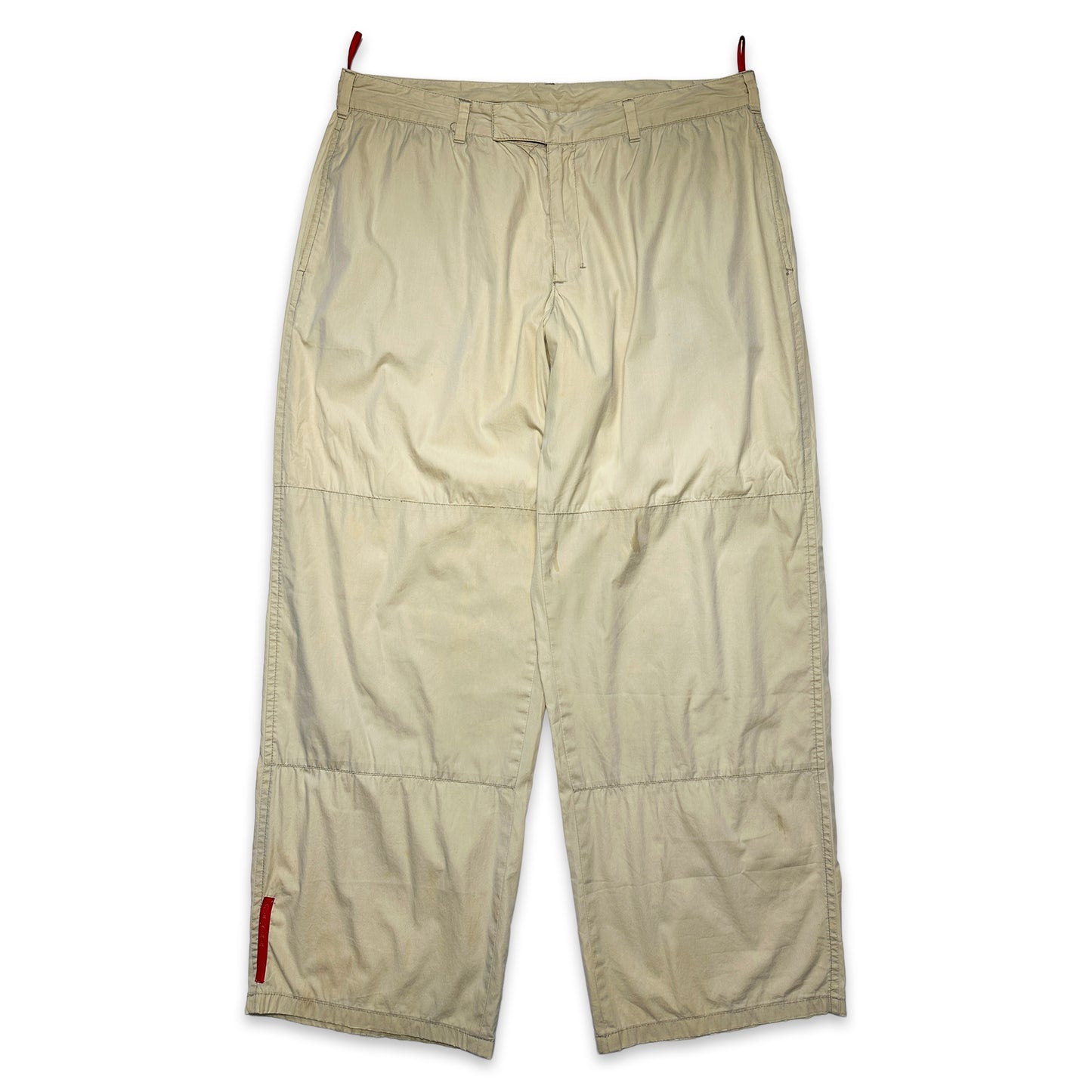 Prada Sport Beige Wide Leg Pant - 34" Waist
