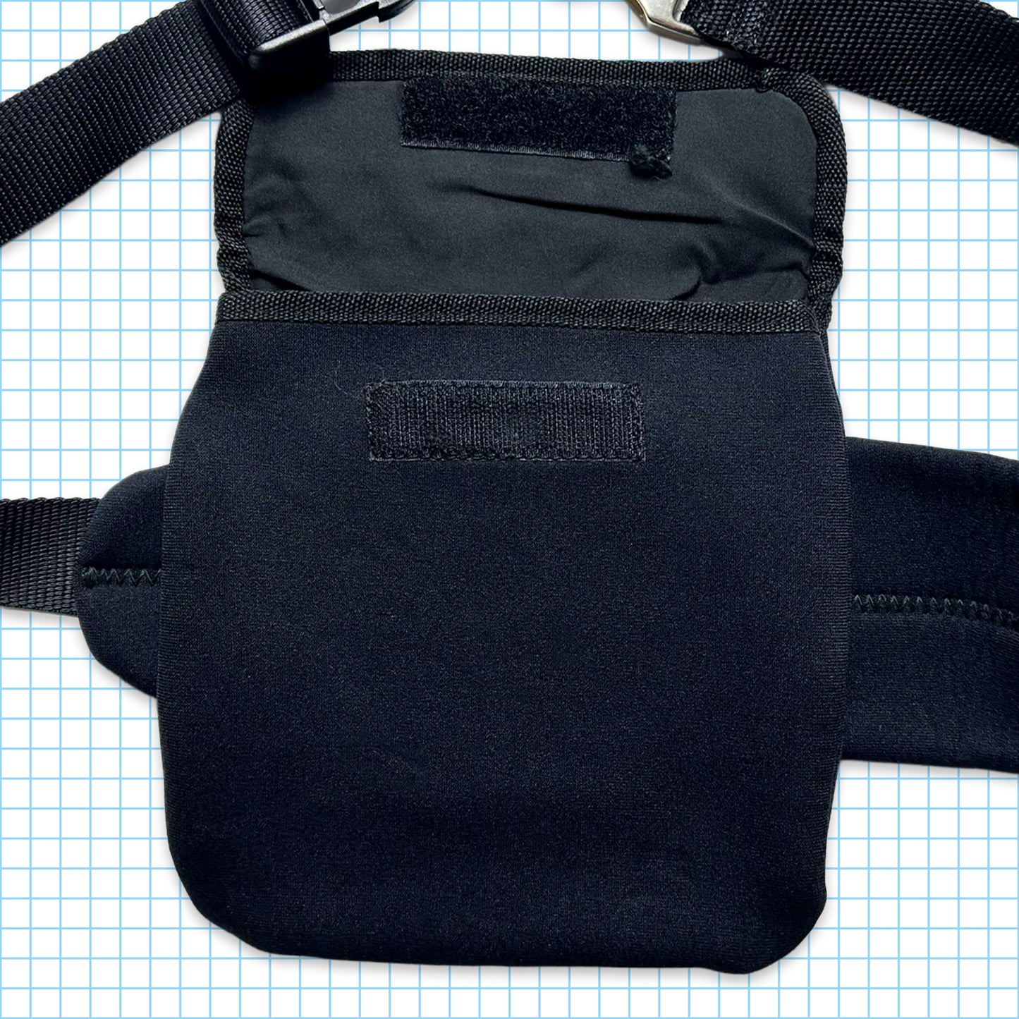 Prada Sport Jet Black Adjustable Belt Bag