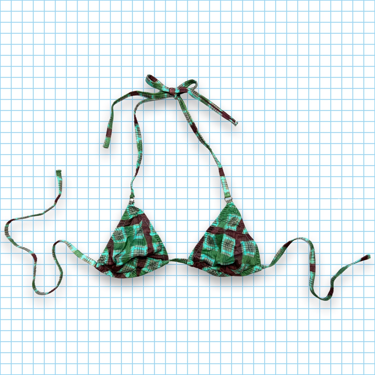 Prada Bikini à carreaux Sport - Femmes 6-8