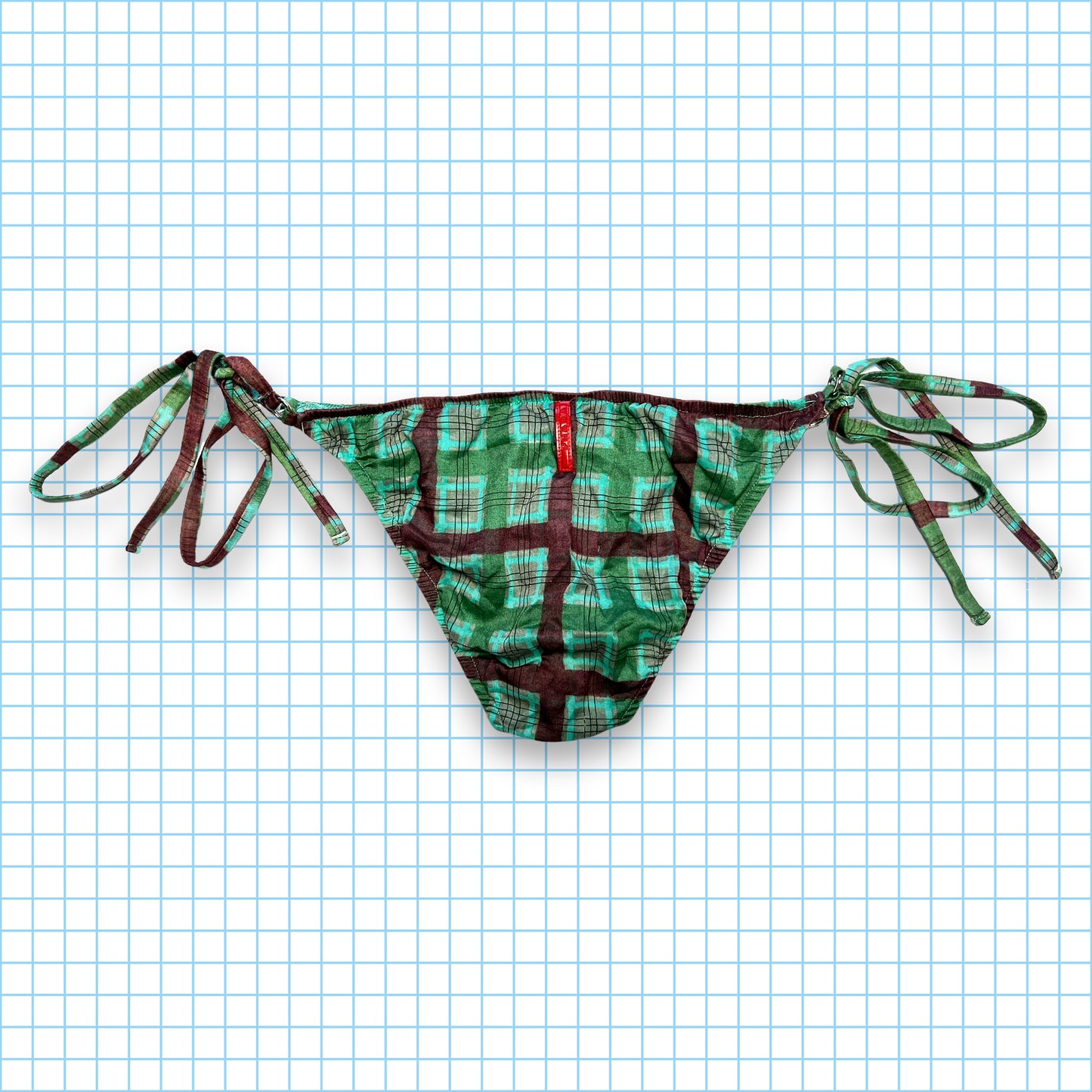 Prada Bikini à carreaux Sport - Femmes 6-8