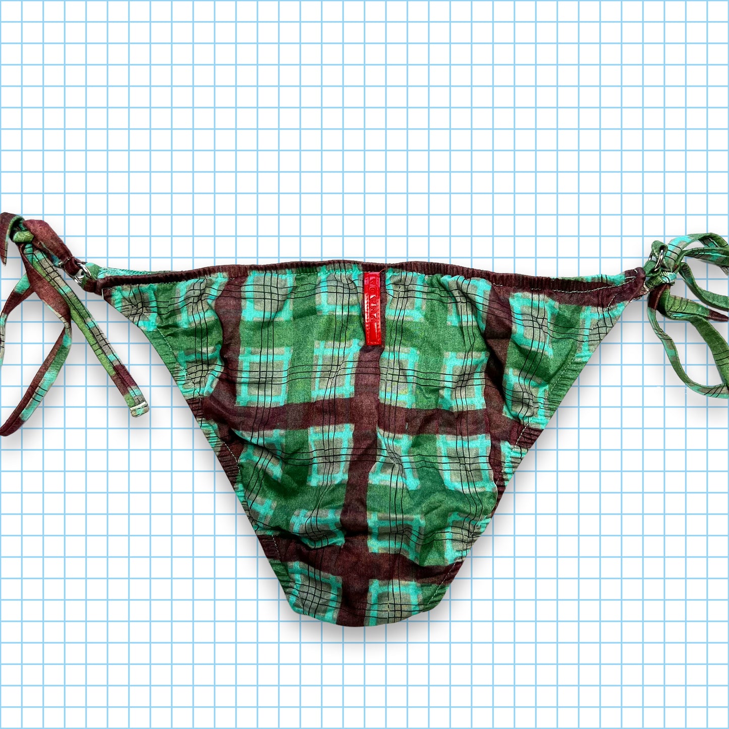 Prada Bikini à carreaux Sport - Femmes 6-8