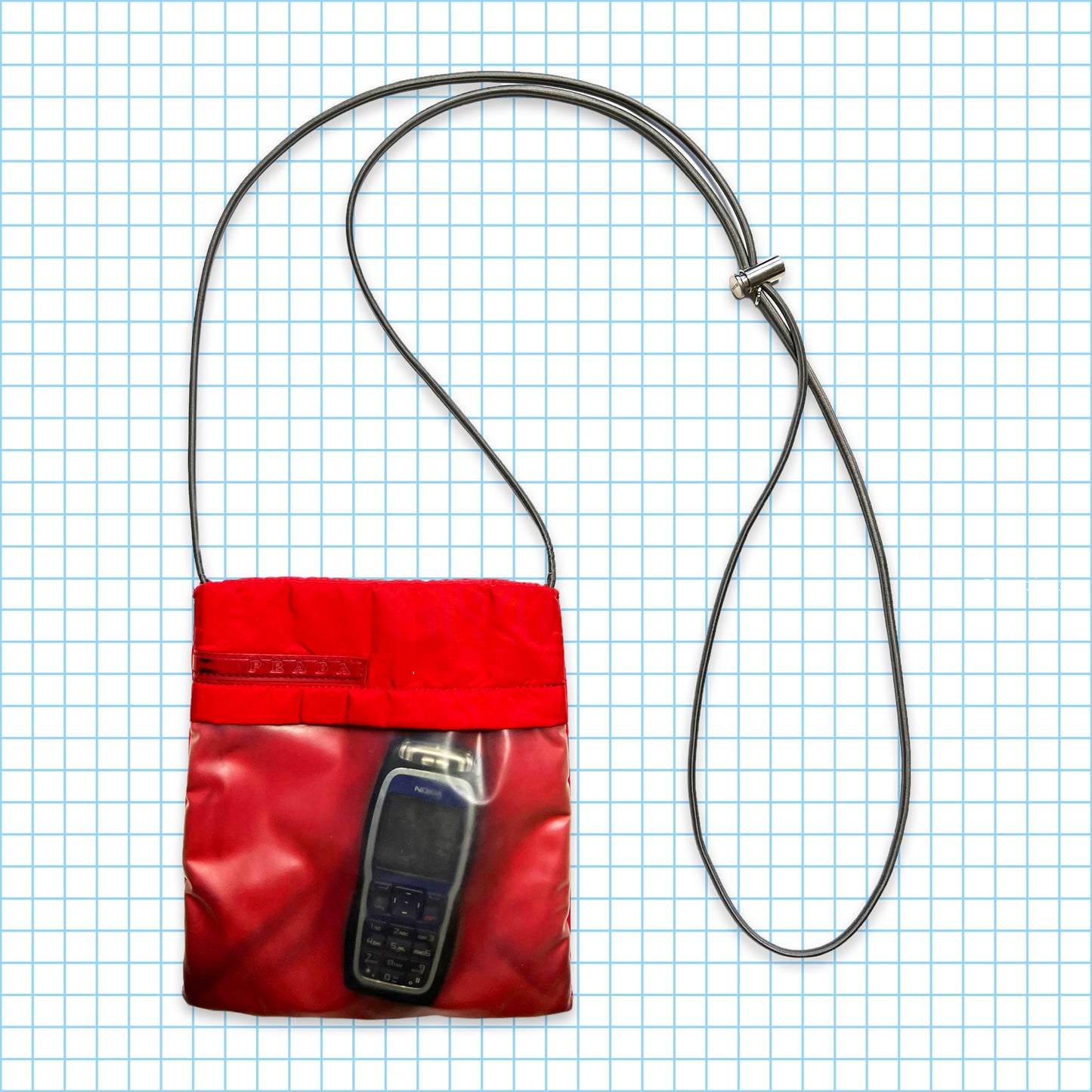 Prada Sport Mini sac latéral rouge SS99'