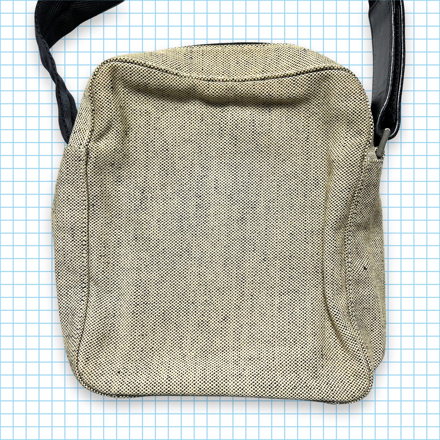 Vintage Prada Sport Black Canvas Side Bag SS99’