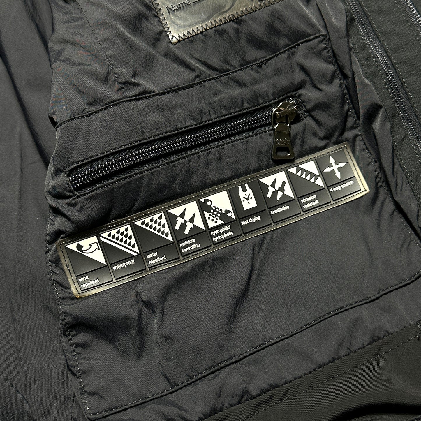 Prada Gore-Tex Stealth Black Technical Ski Jacket AW12' - Medium / Large
