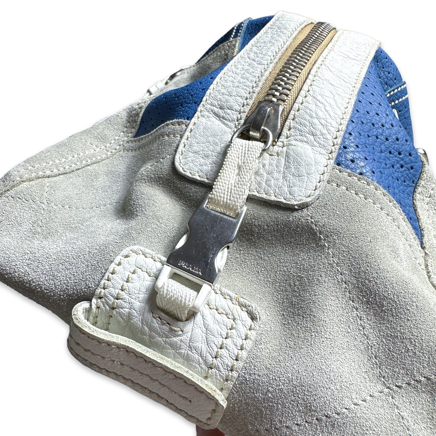 Prada Sport Leather/Brushed Suede Carryall Bag