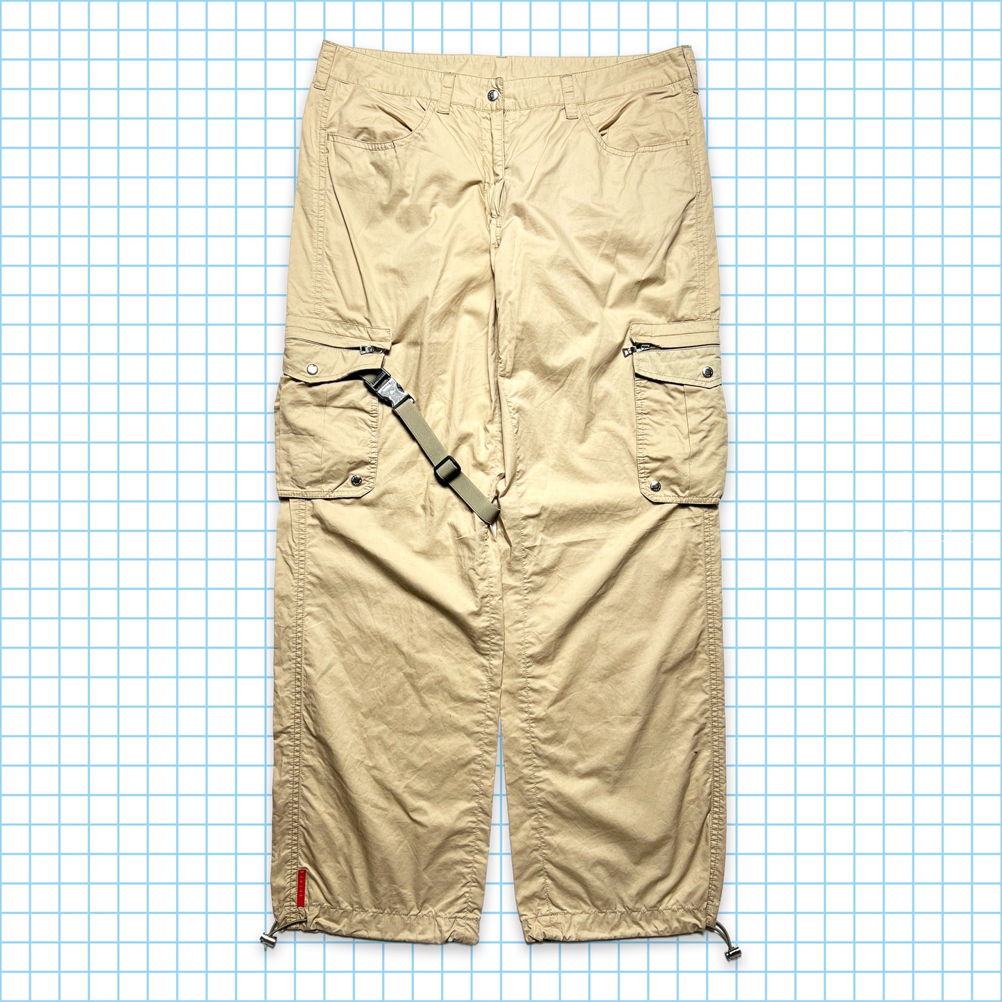 Early 00's Prada Sport Bondage Pant - 32" Waist