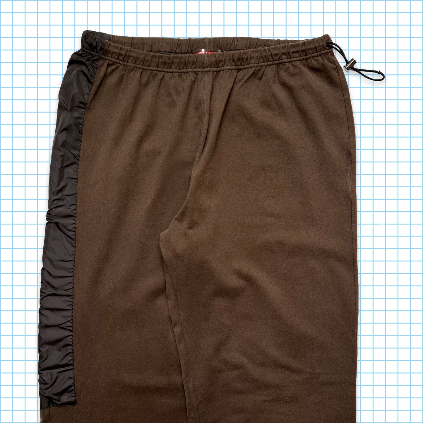 Prada Sport Chocolate Brown Jogging Bottoms - 28-32" Waist