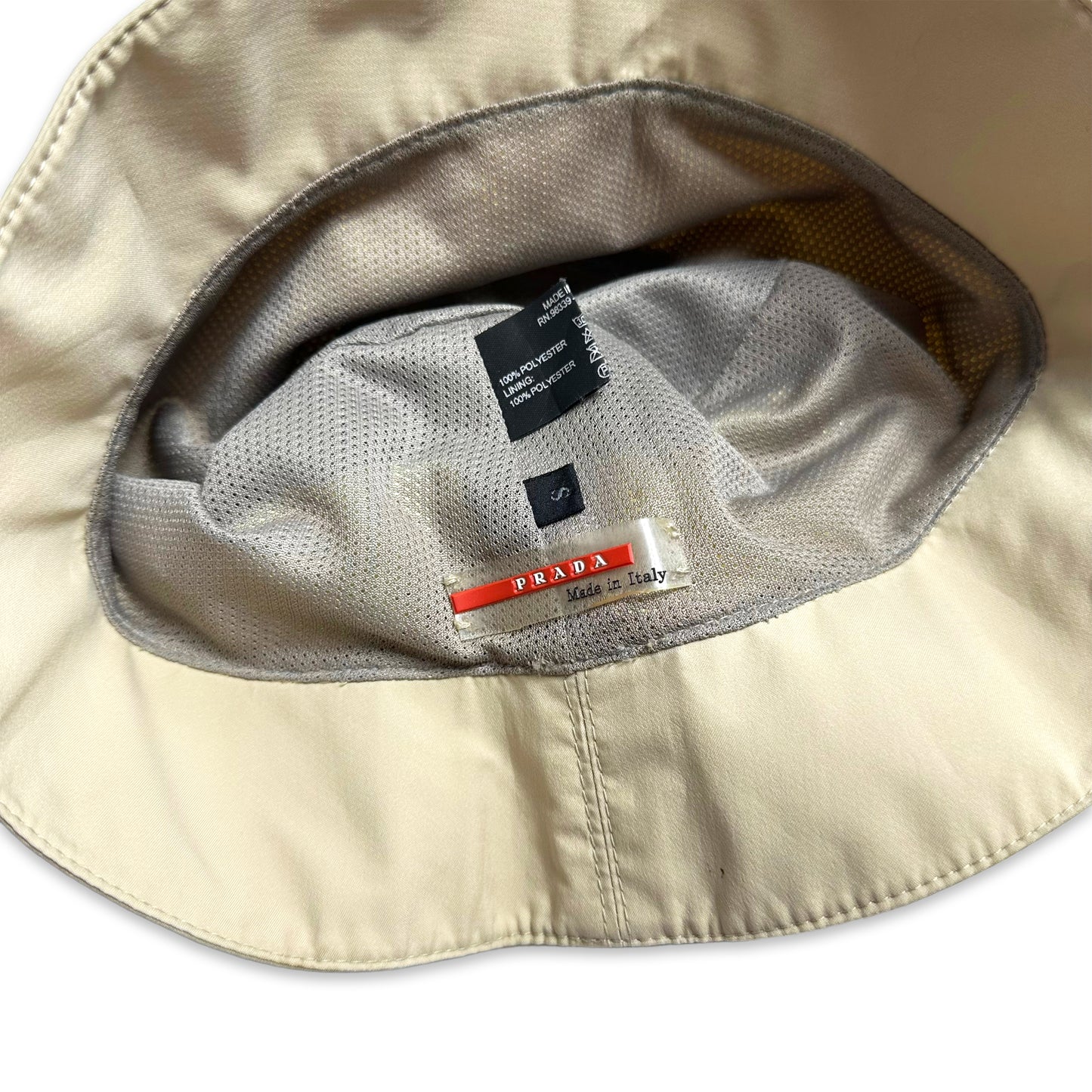 Chapeau bob Prada Sport beige