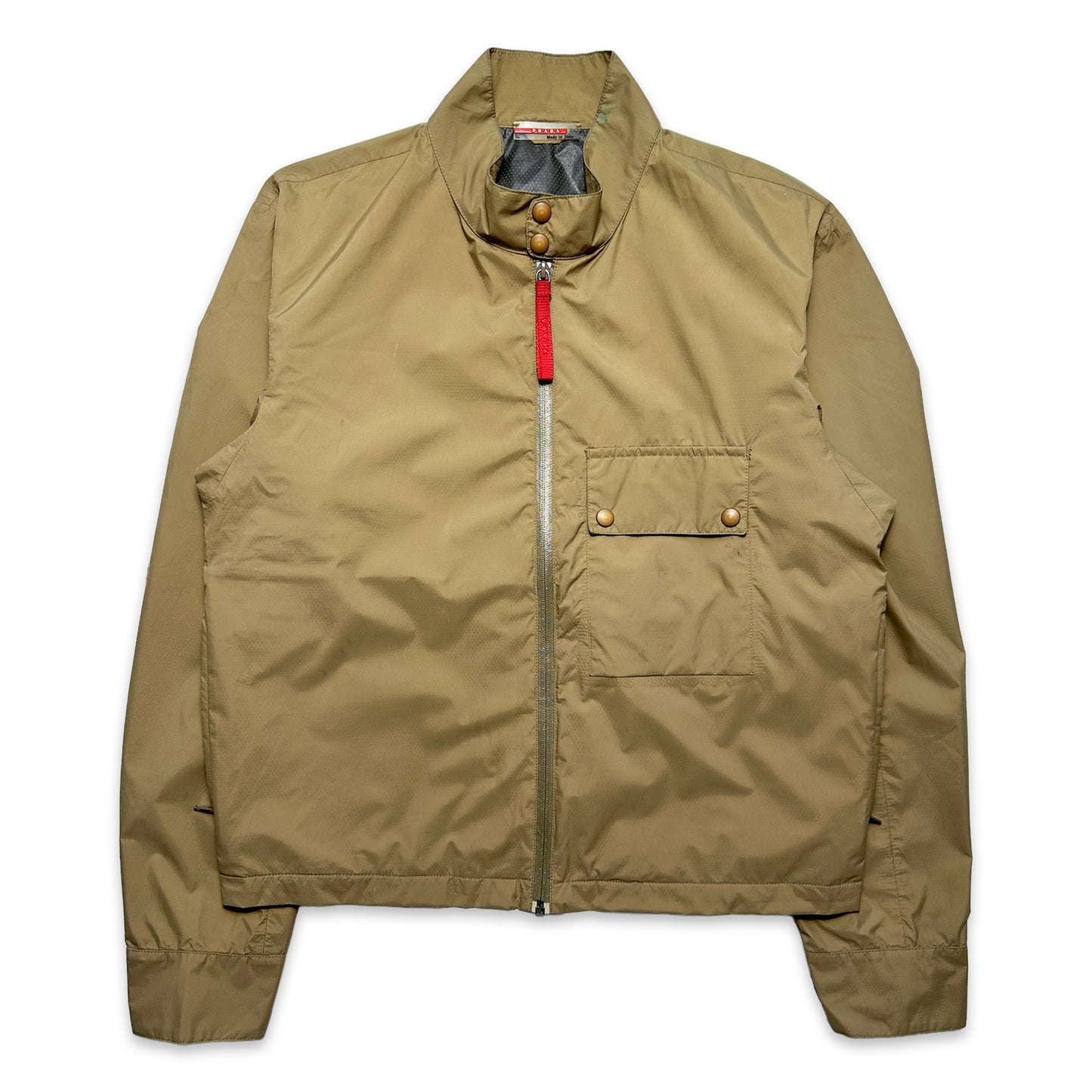 Early 2000’s Prada Sport Waterproof Cropped Harrington Jacket - Medium / Large