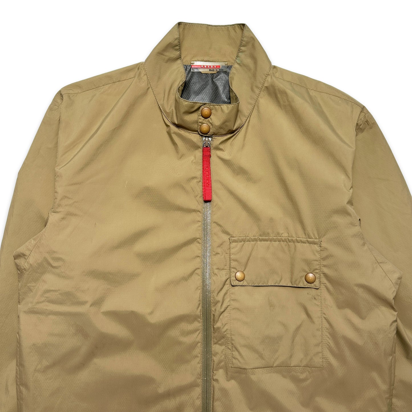 Early 2000’s Prada Sport Waterproof Cropped Harrington Jacket - Medium / Large