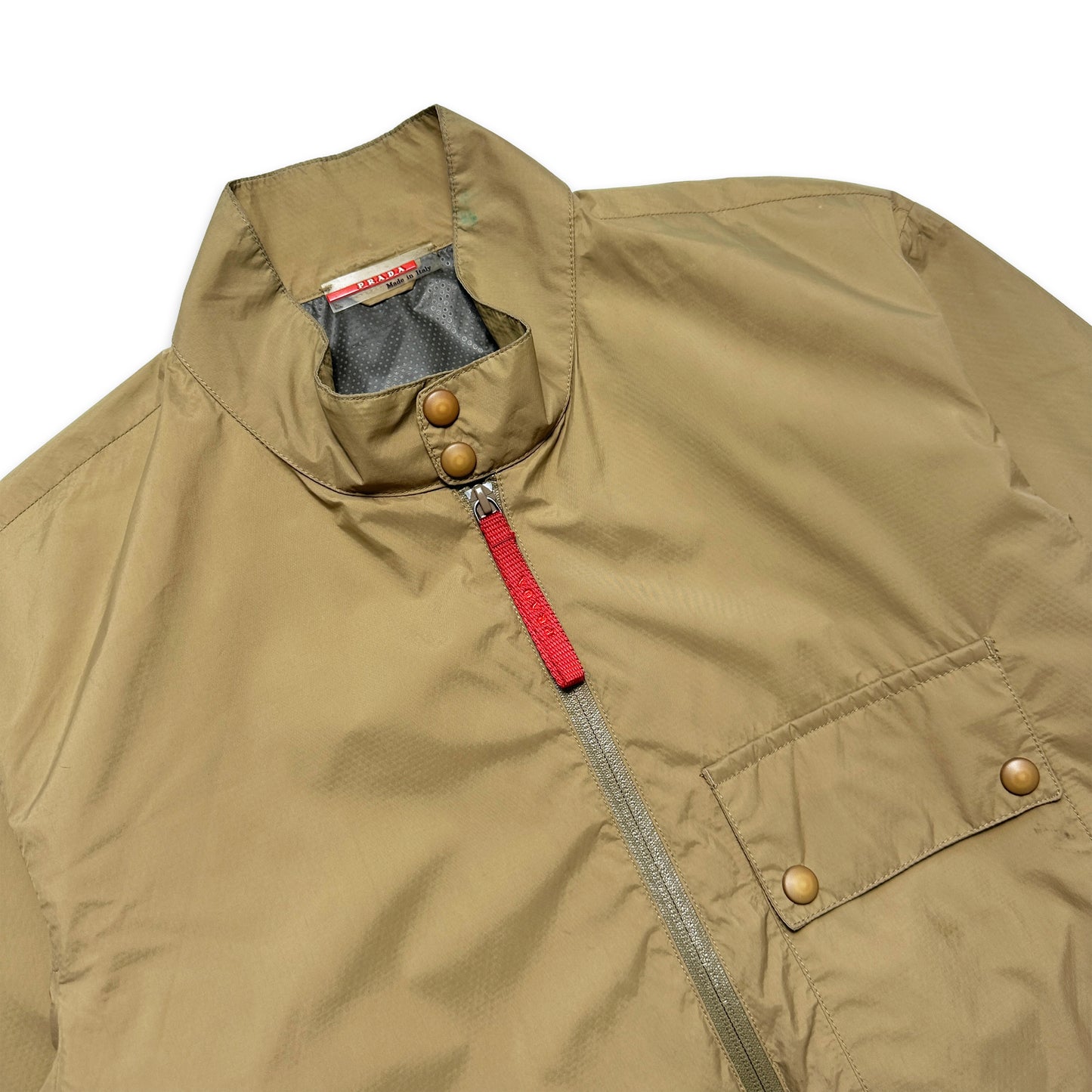 Early 2000’s Prada Sport Waterproof Cropped Harrington Jacket - Medium / Large