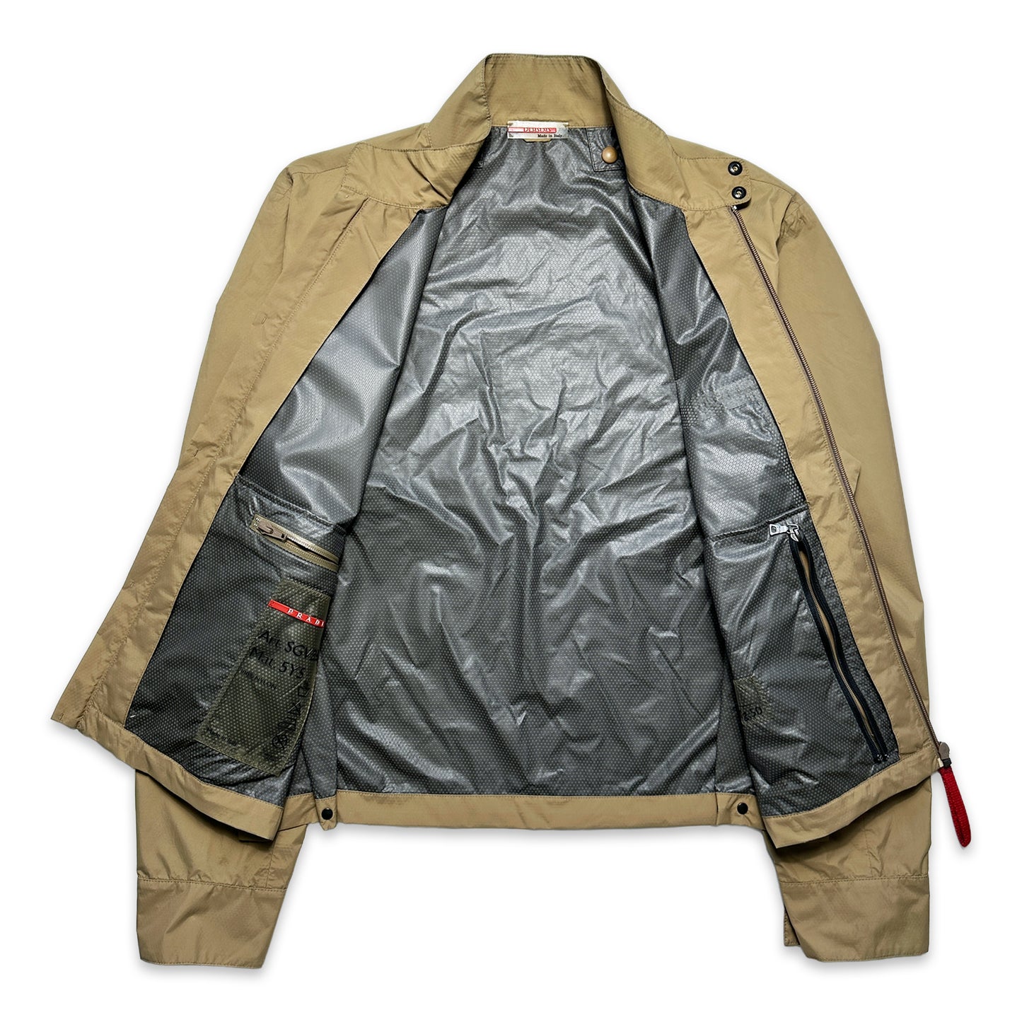 Early 2000’s Prada Sport Waterproof Cropped Harrington Jacket - Medium / Large