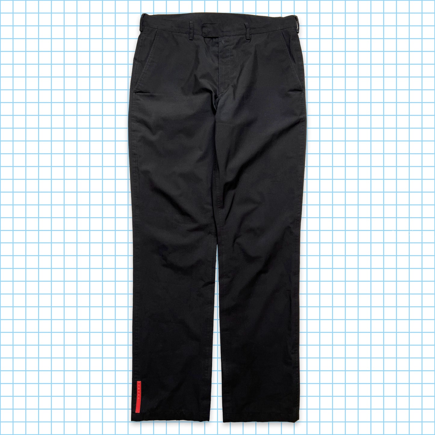 Prada Sport Jet Black Gore-Tex Trousers - 32/34" Waist