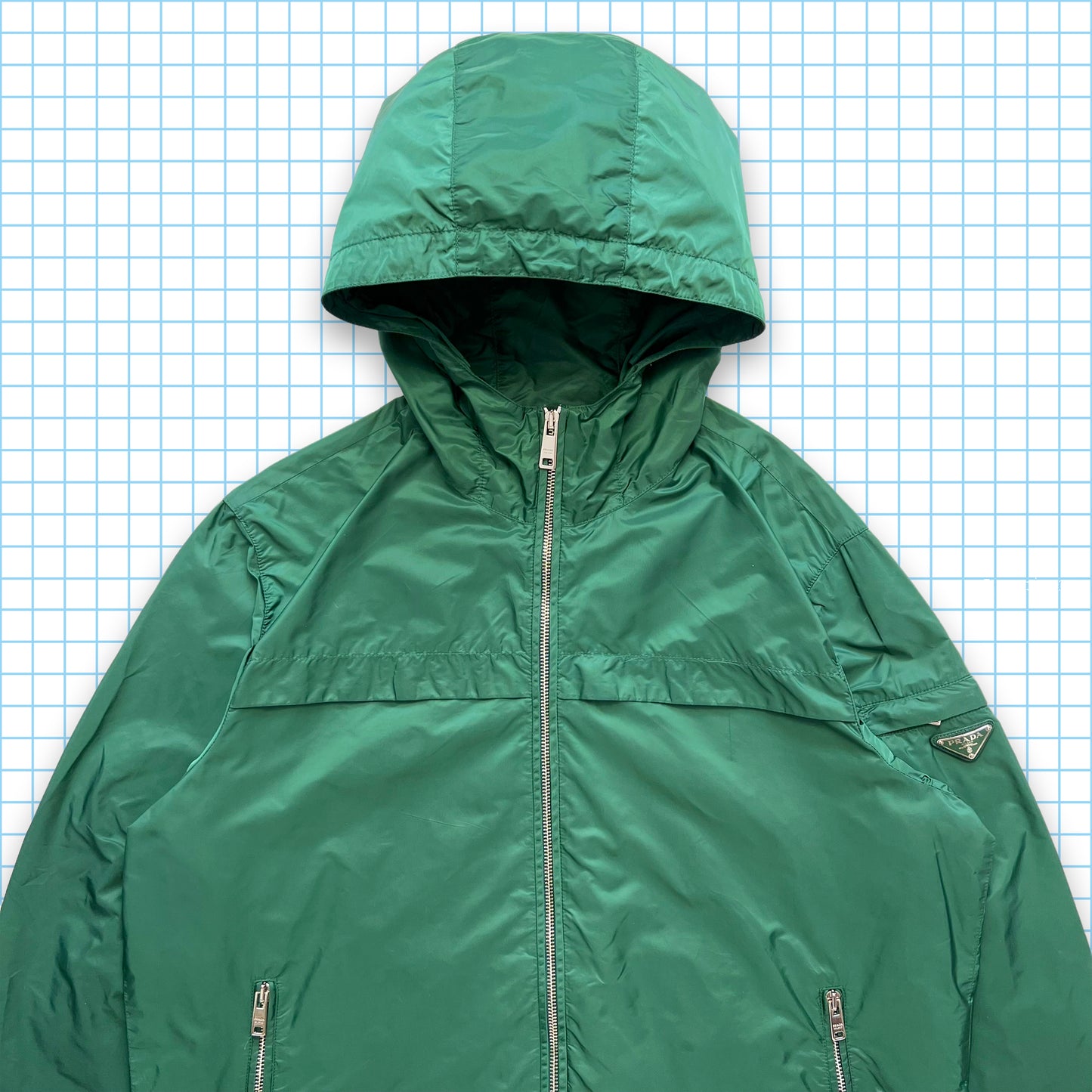 Prada Milano Turquoise Green Jacket - Large / Extra Large
