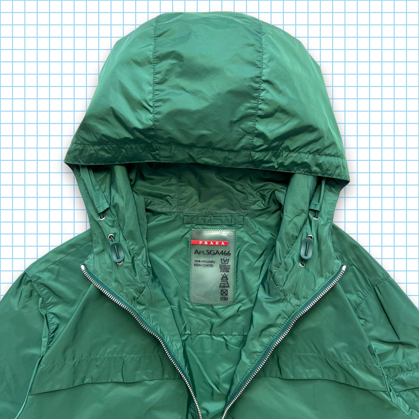 Prada Milano Turquoise Green Jacket - Large / Extra Large