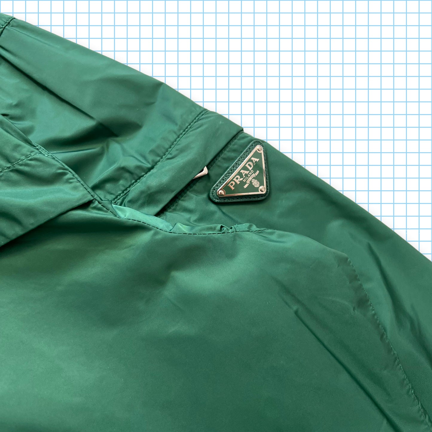 Prada Milano Turquoise Green Jacket - Large / Extra Large