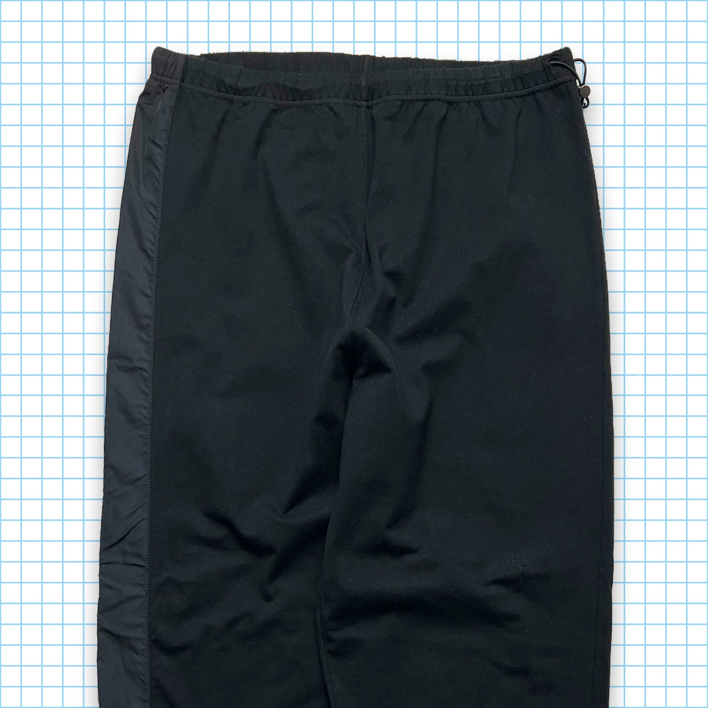 Prada Sport Jet Black Jogging Bottoms - 28-32" Waist