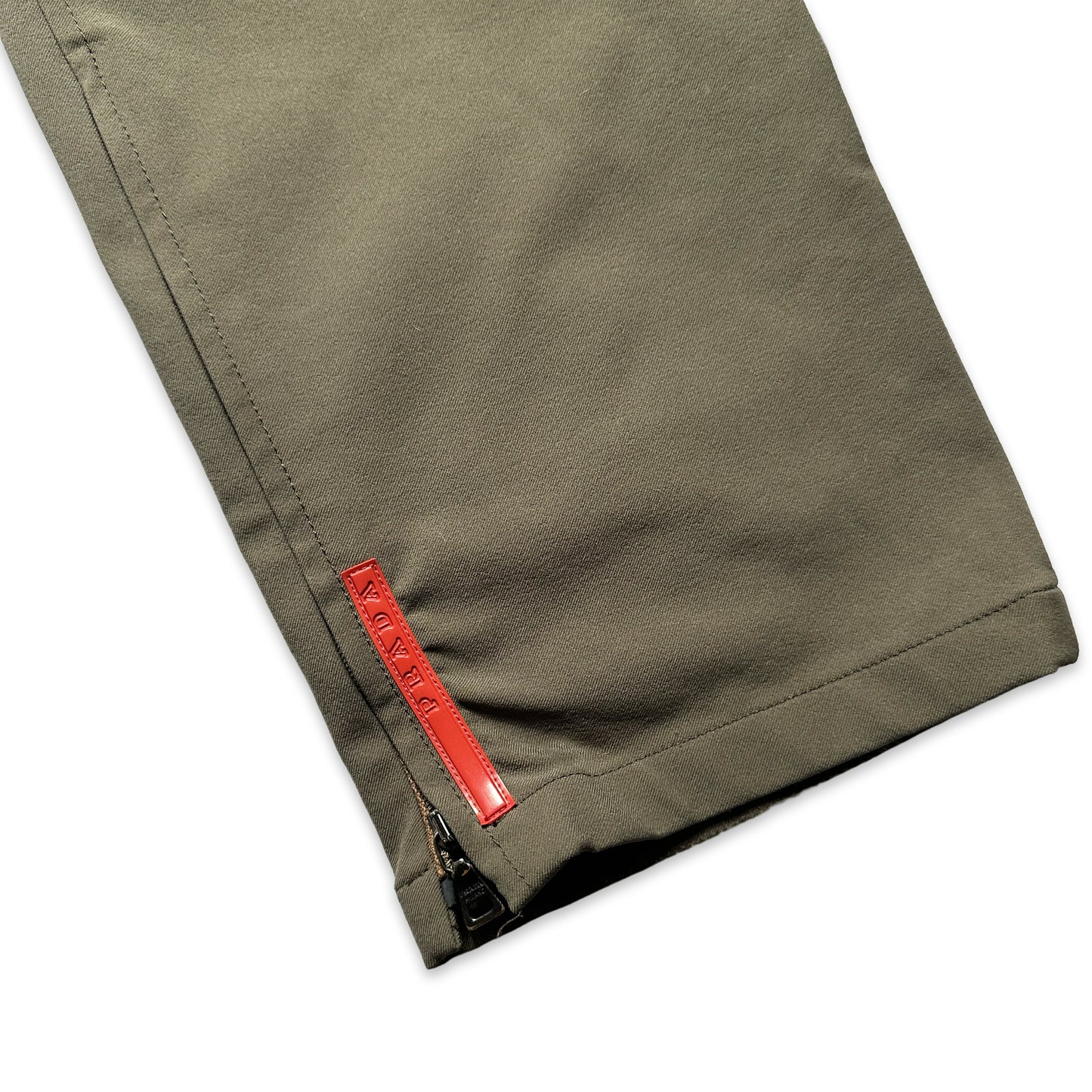 Pantalon kaki en coton Prada Sport - Taille 32"
