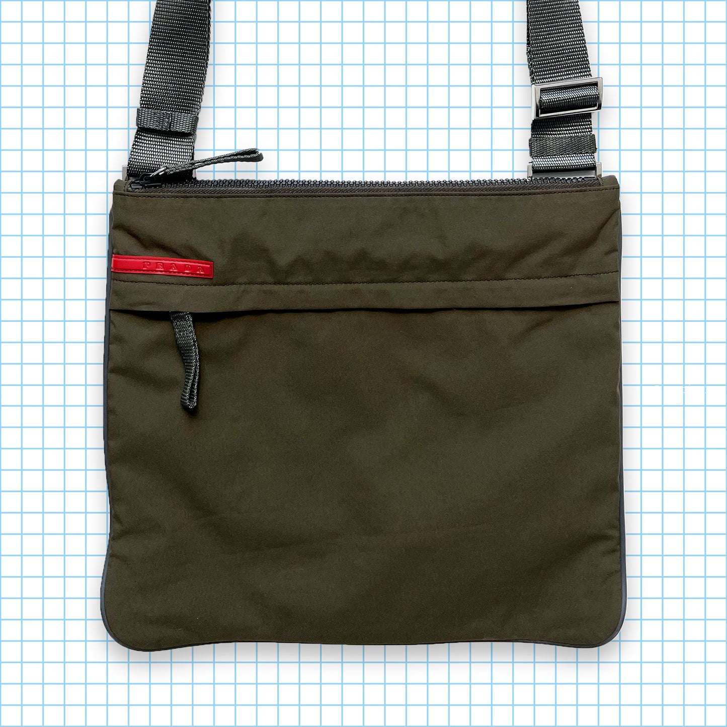 Prada Sport Khaki Side Bag