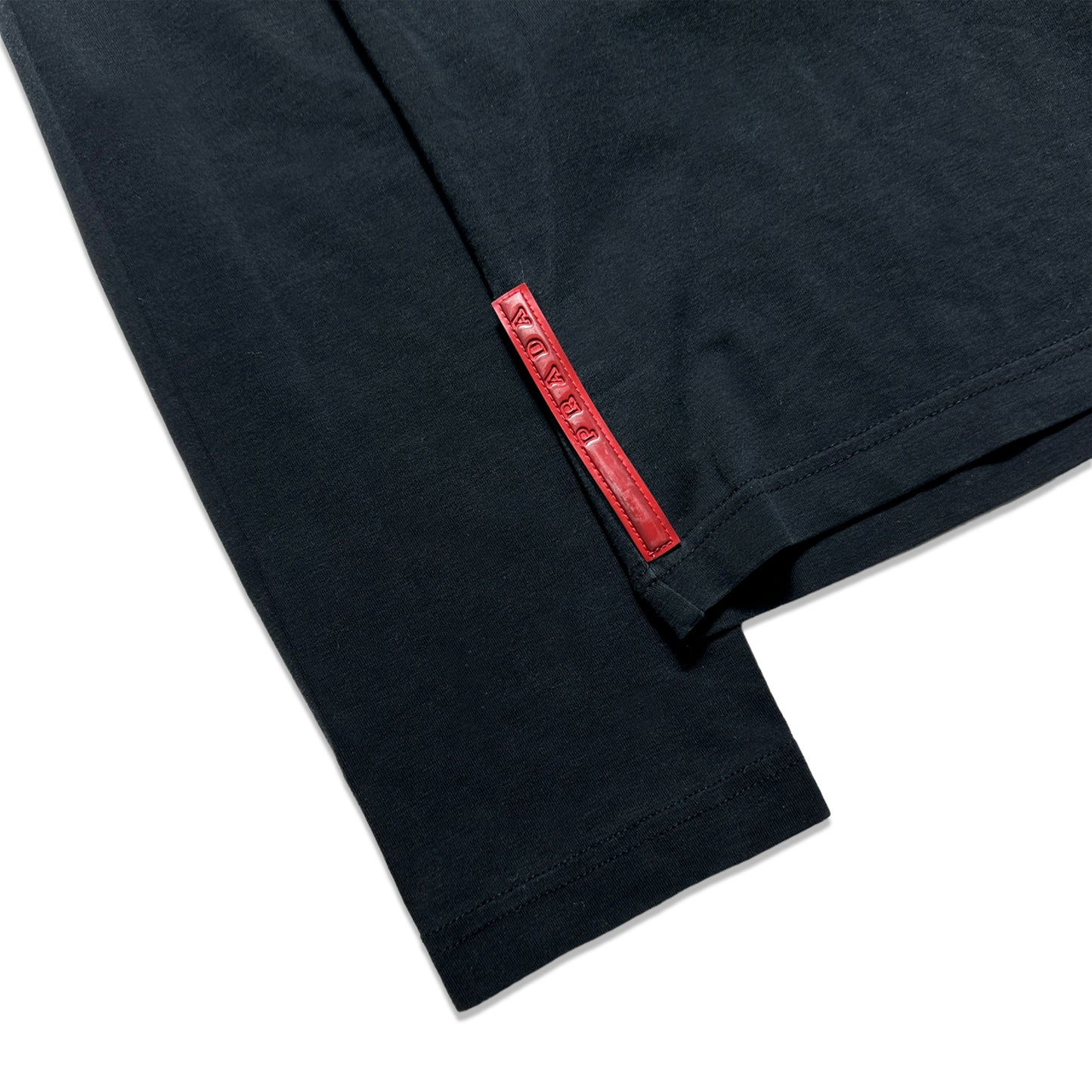 Prada Sport Jet Black Stash Pocket Longsleeve - Small / Medium