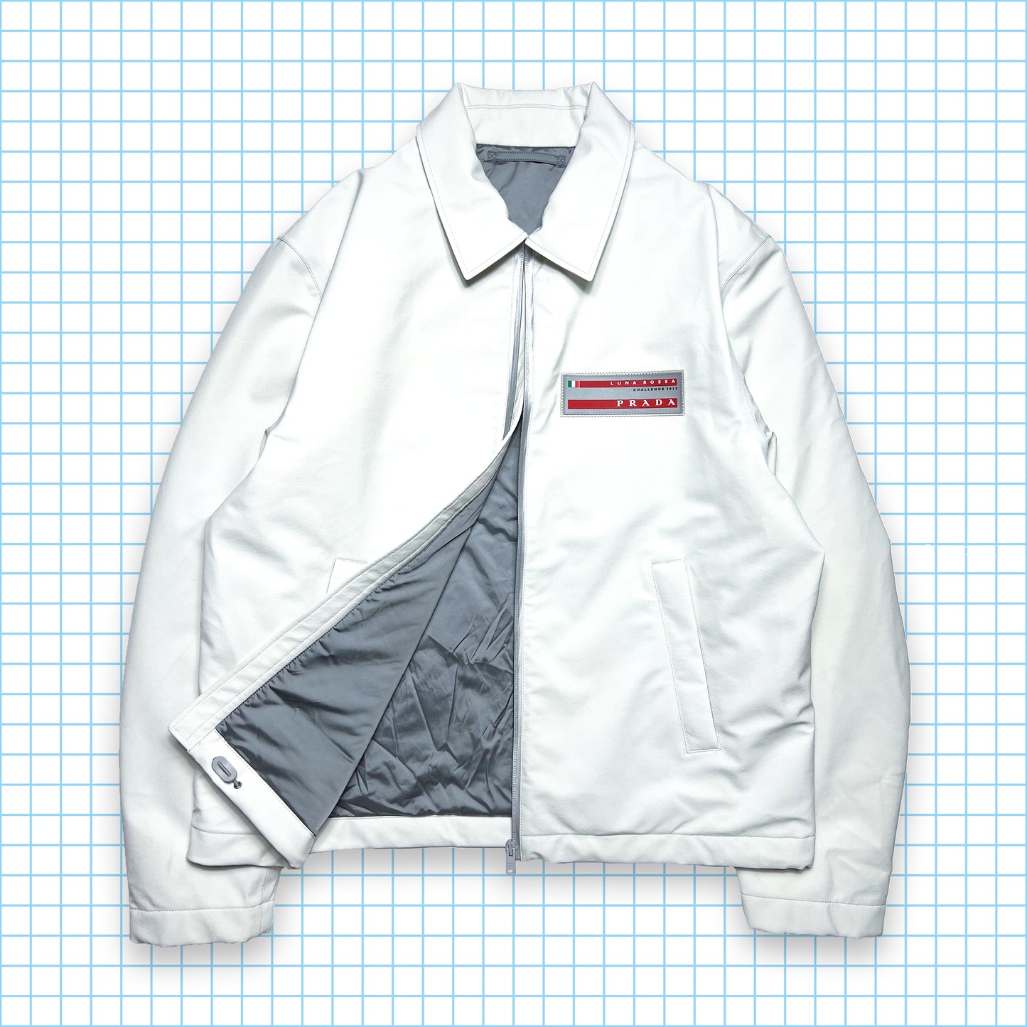 Prada Luna Rossa Challenge 2013 Taped Seam Harrington Jacket - Extra Large / Extra Extra Large