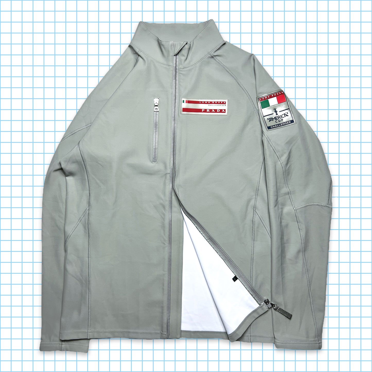 Prada Luna Rossa Challenge 2013 Grey Jacket - Large