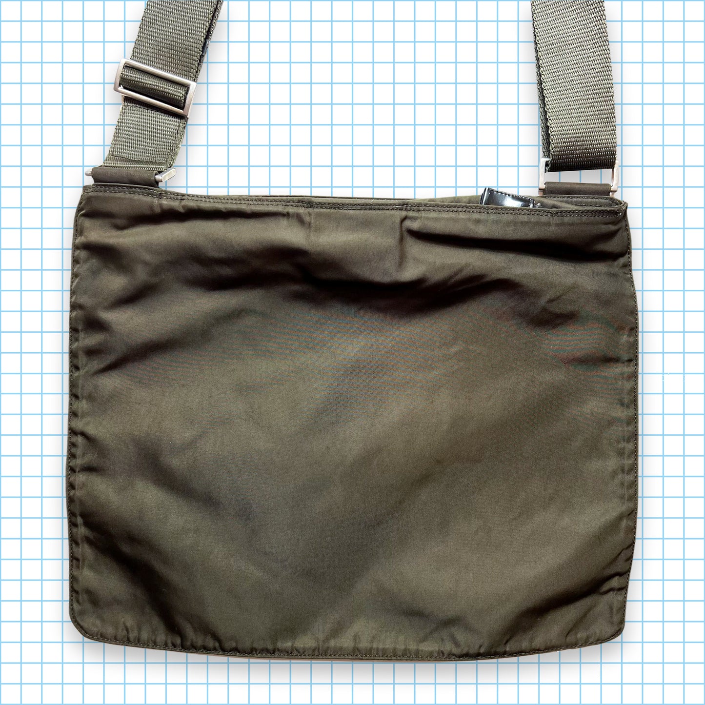 Prada Milano Deep Green Side Bag