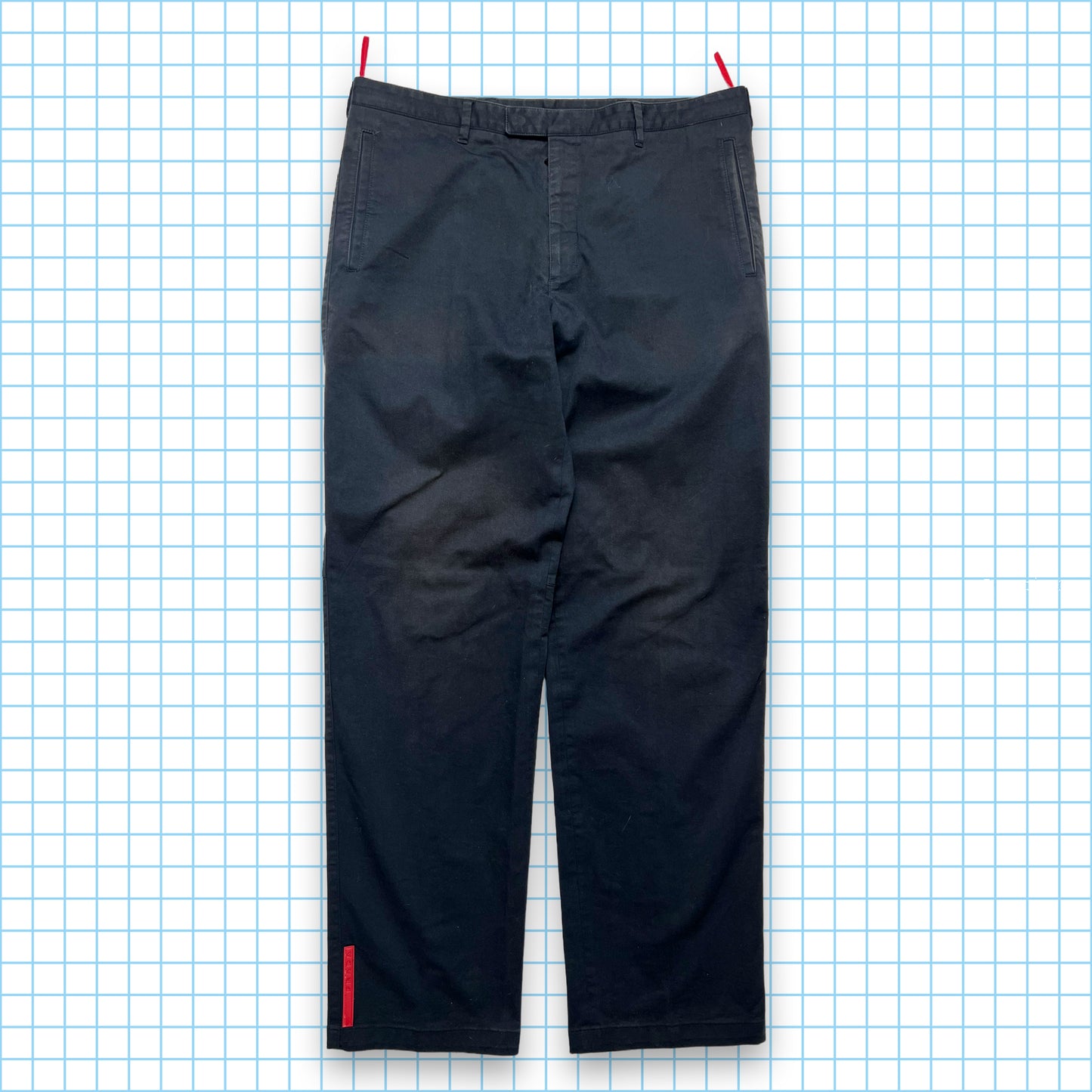 Prada Sport Midnight Navy Heavy Cotton Pant - 34" Waist