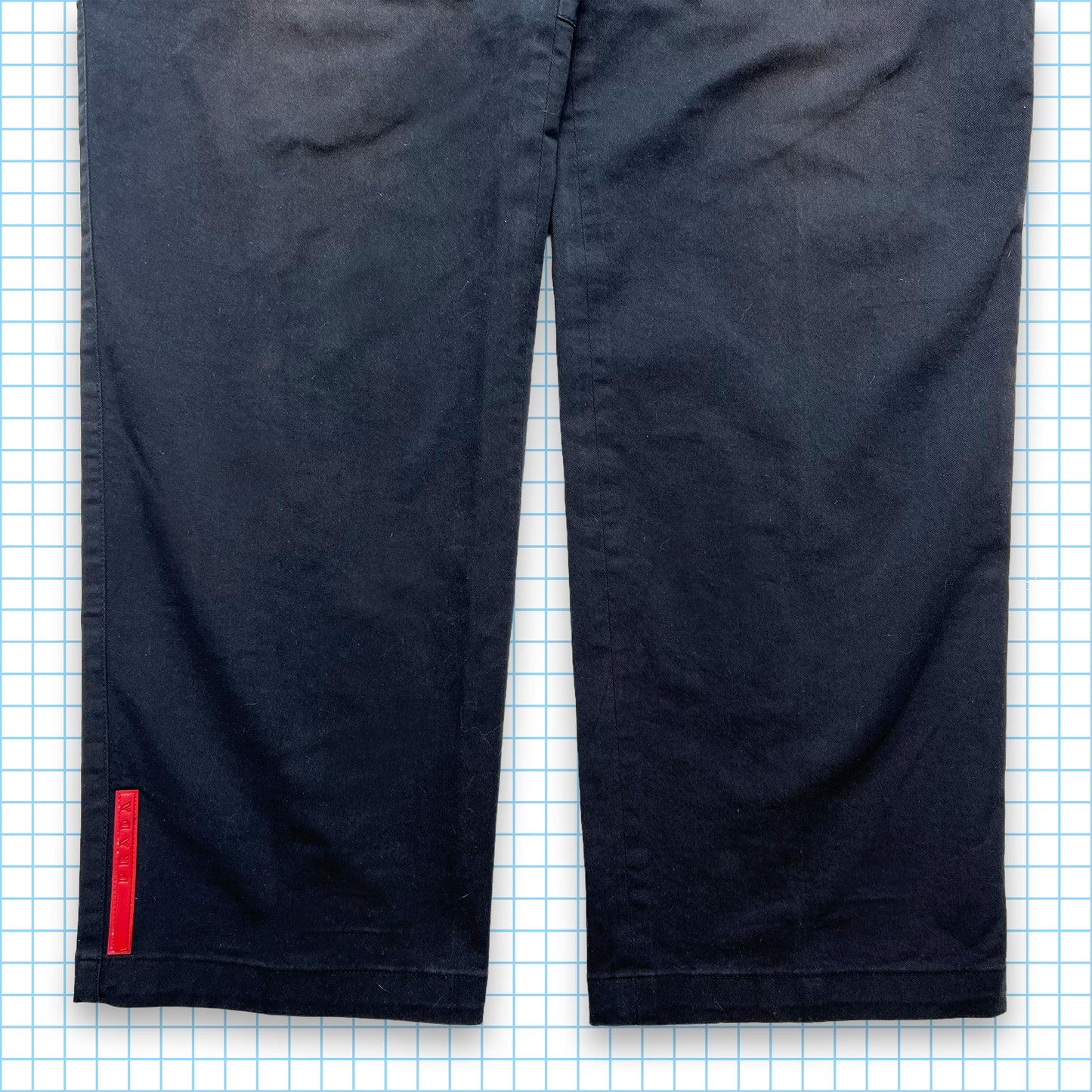 Prada Sport Midnight Navy Heavy Cotton Pant - 34" Waist