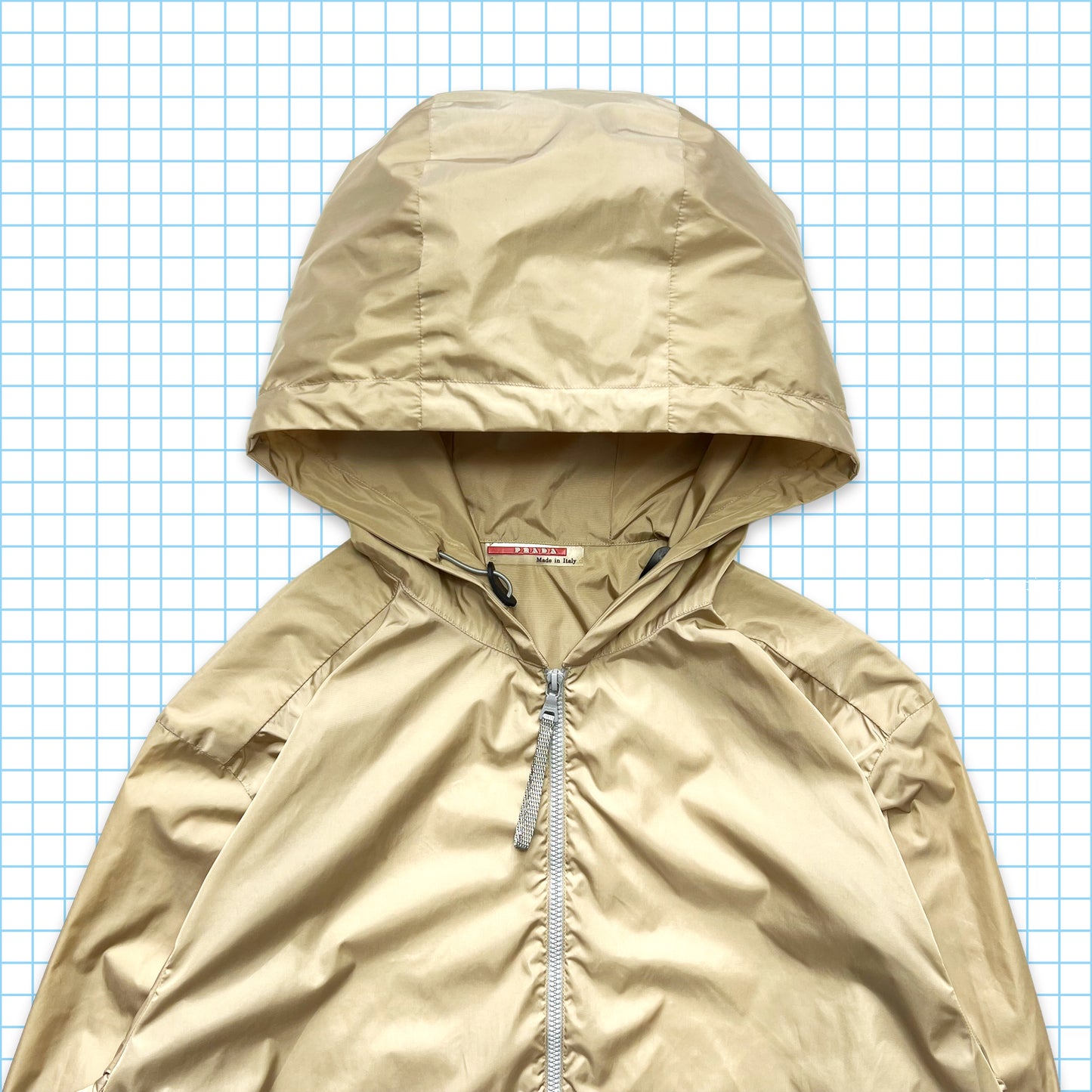 Prada Sport Semi Transparent Back Track Jacket SS00' - Medium