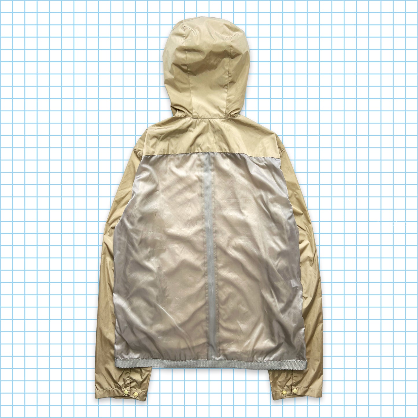 Prada Sport Semi Transparent Back Track Jacket SS00' - Medium