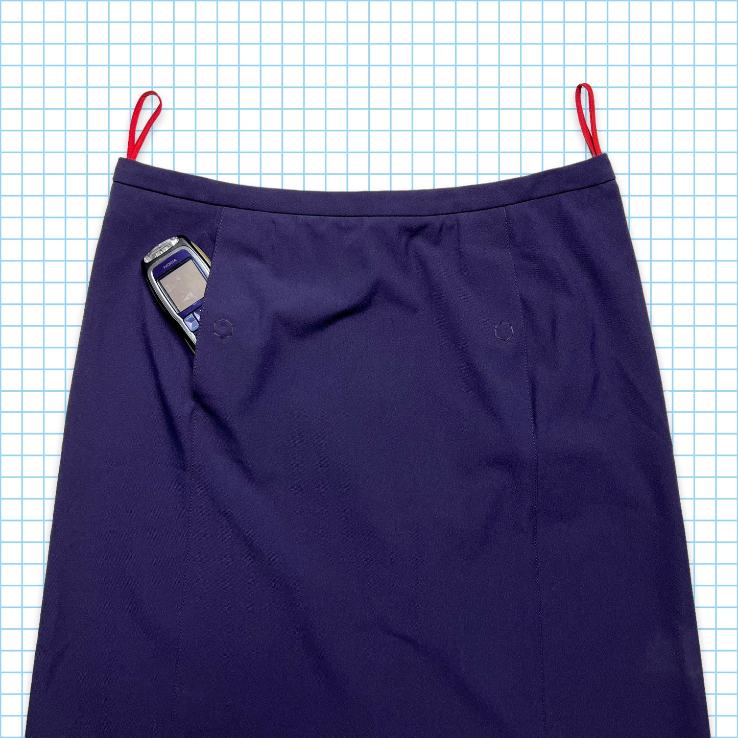 Jupe Prada Sport violet foncé - Femme 6/8