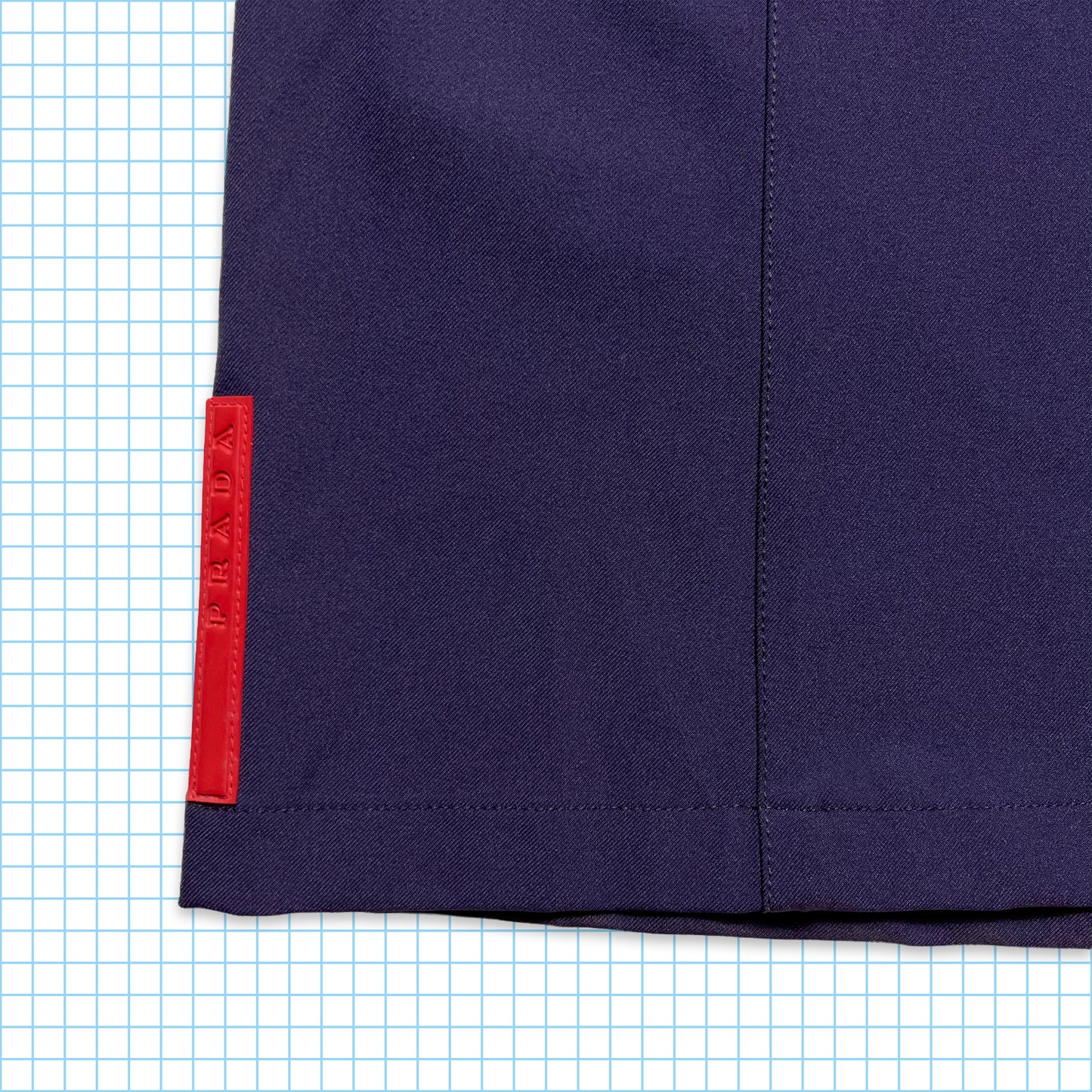 Jupe Prada Sport violet foncé - Femme 6/8