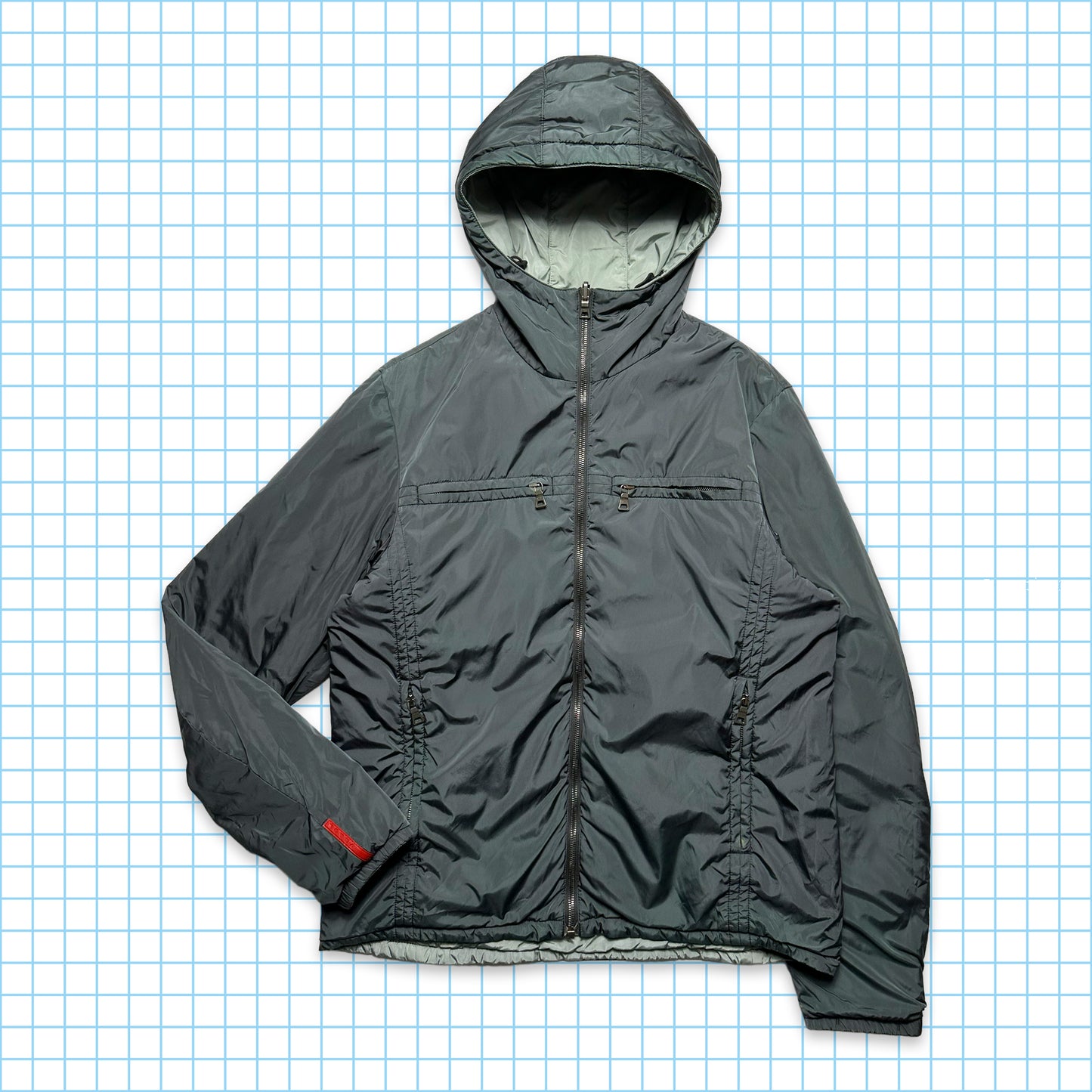 Prada Sport Padded Reversible Jacket - Medium / Large