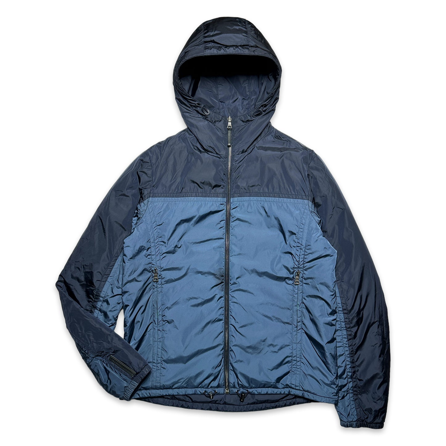 Prada Sport 2in1 Reversible Steel Blue/Midnight Navy Jacket - Medium