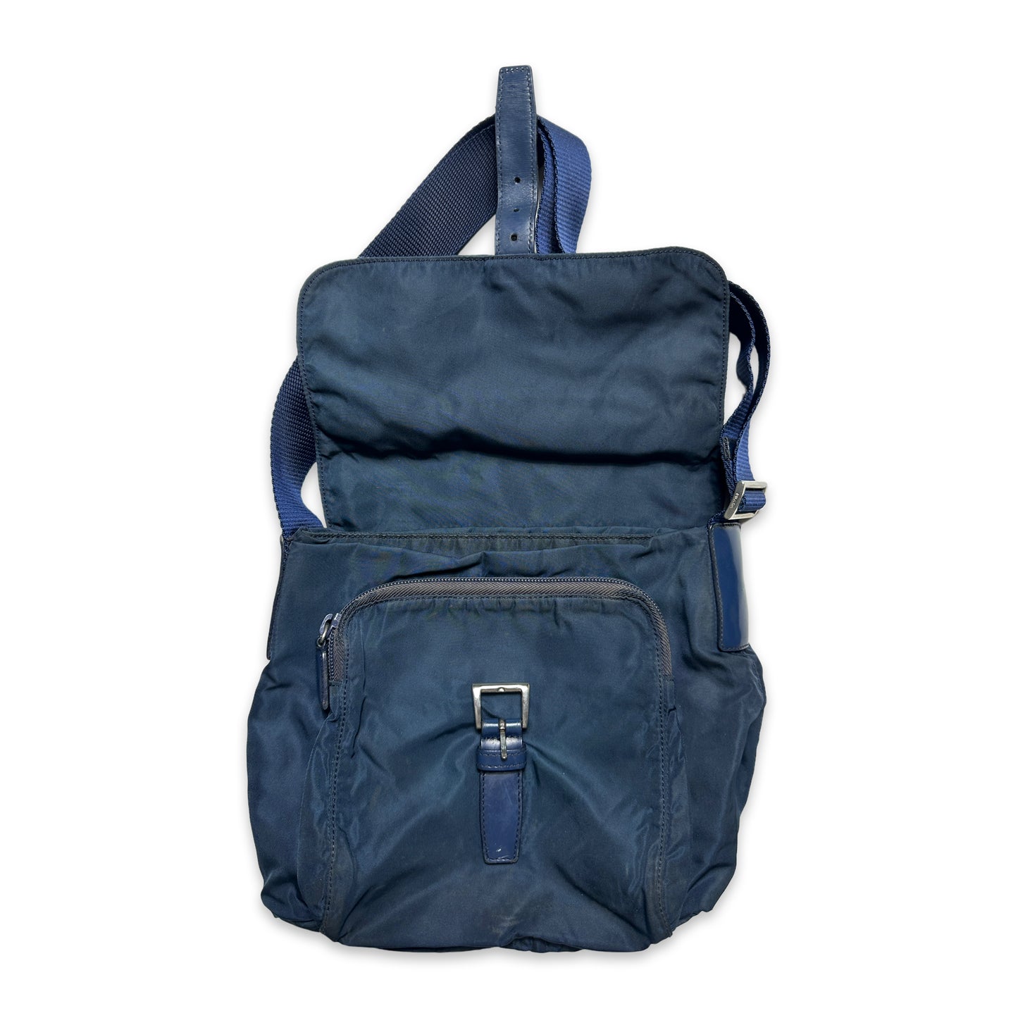 Sac bandoulière Prada bleu nuit minuit